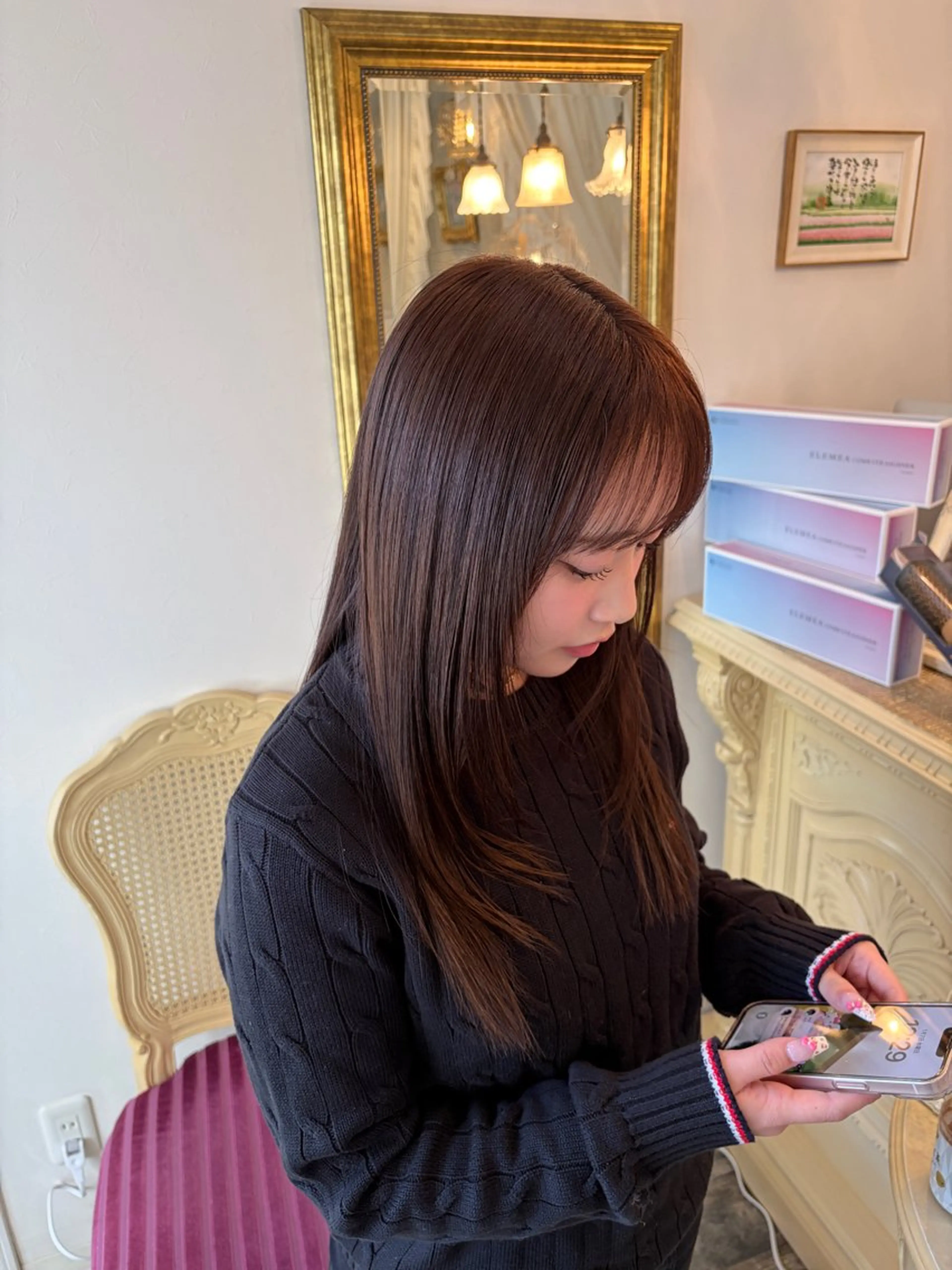 ロング 髪質改善 トリートメント Tiana Hair&Nail所属・小林 真誉のヘアスタイル