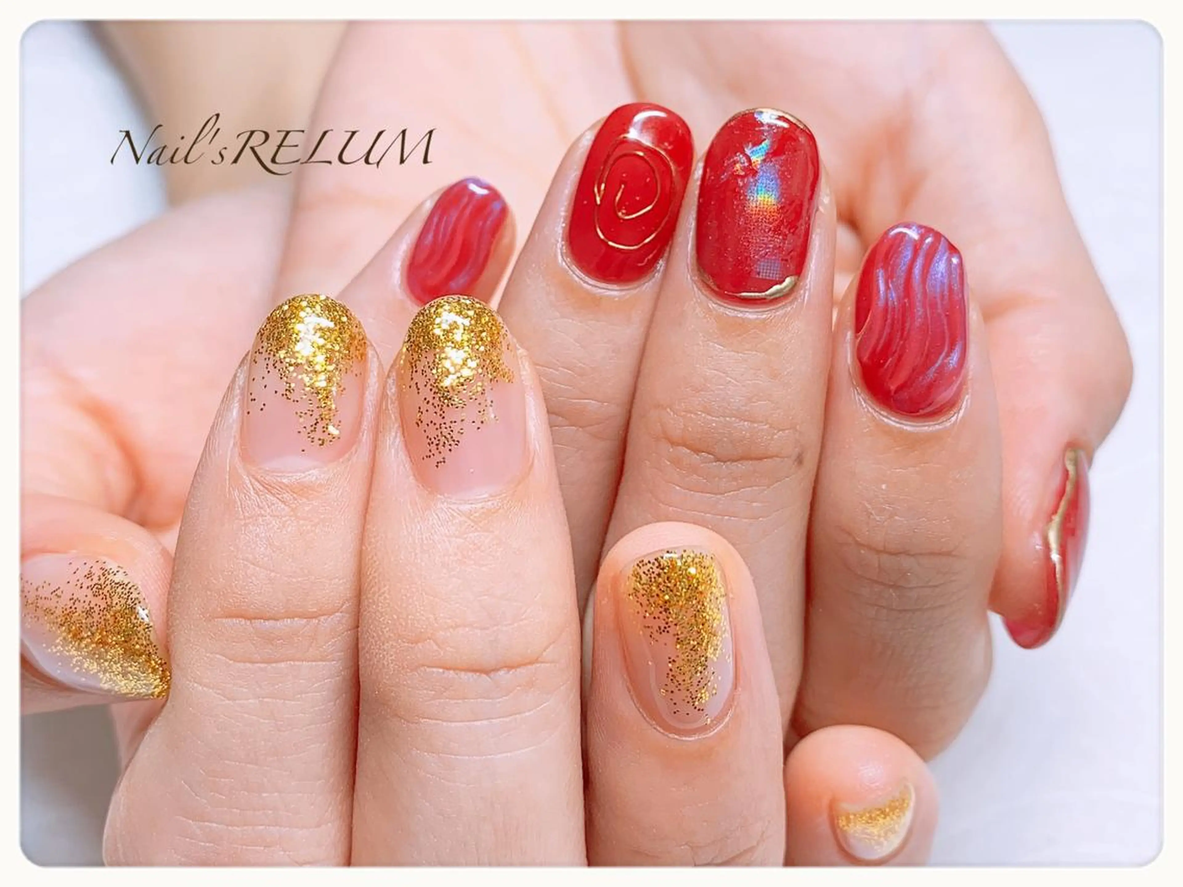 ネイル THECOLORS所属・近貞 莉奈のネイルデザイン