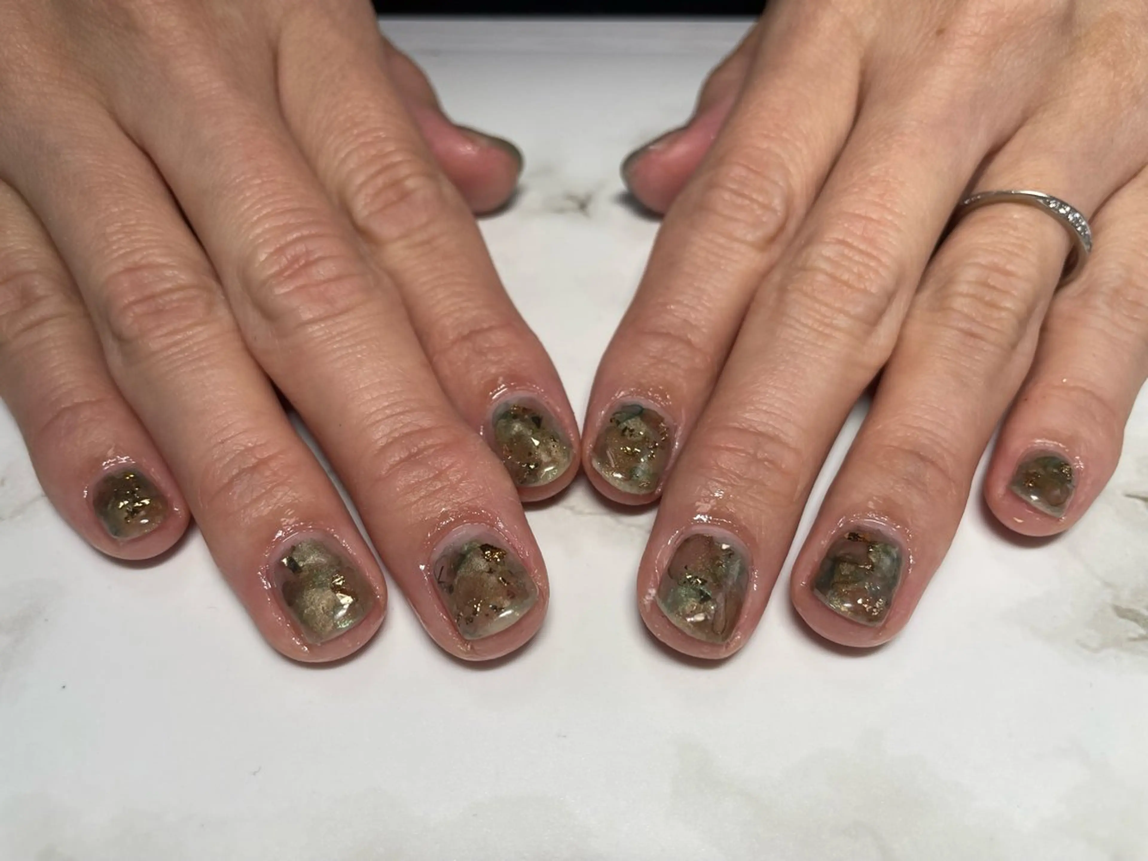 ネイル 持ち込み ニュアンスネイル nail salon＊シェリコ＊所属・nail salon シェリコのネイルデザイン