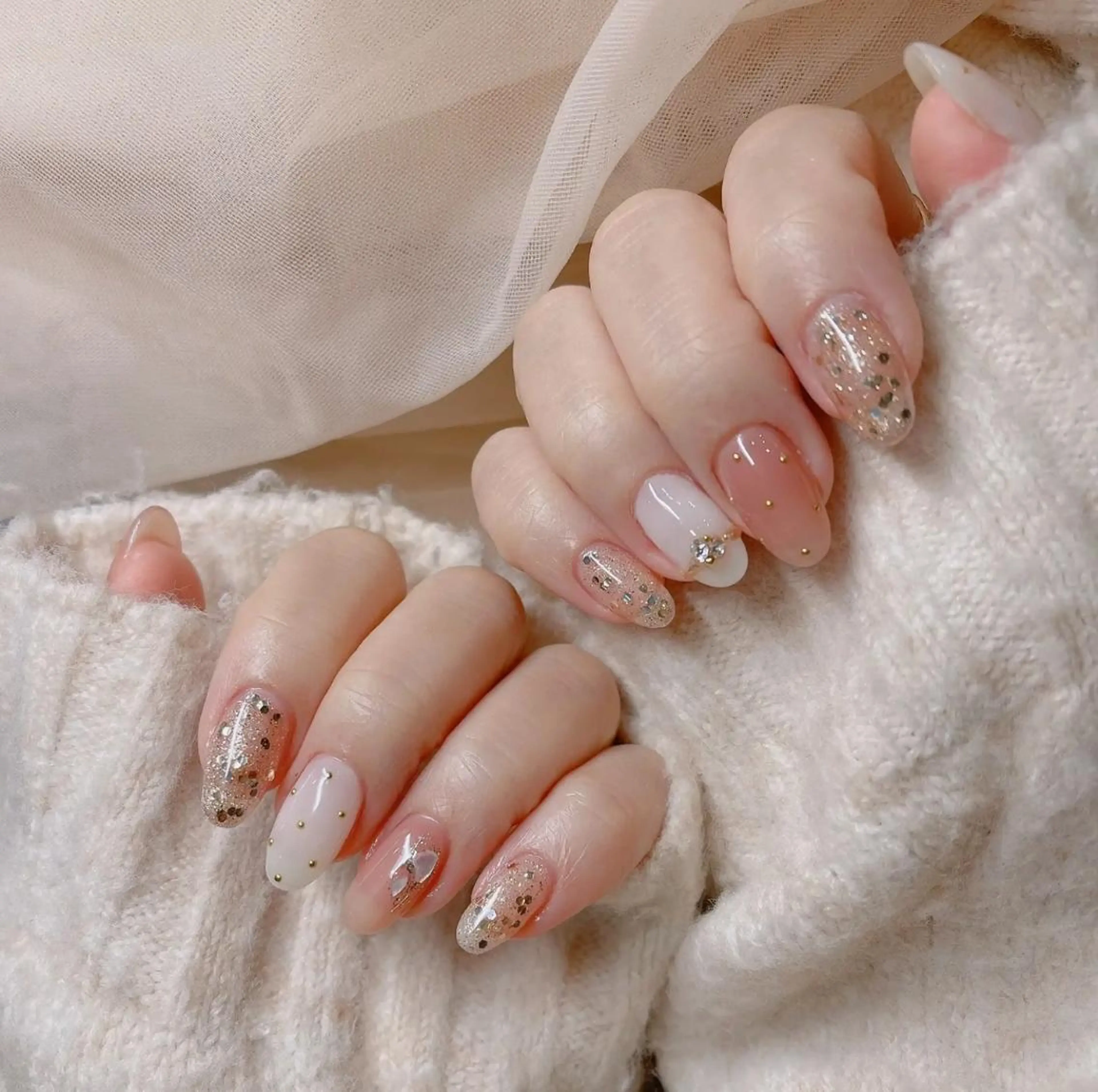 ネイル 💗キラネイル💗 モチ最高のネイルデザイン