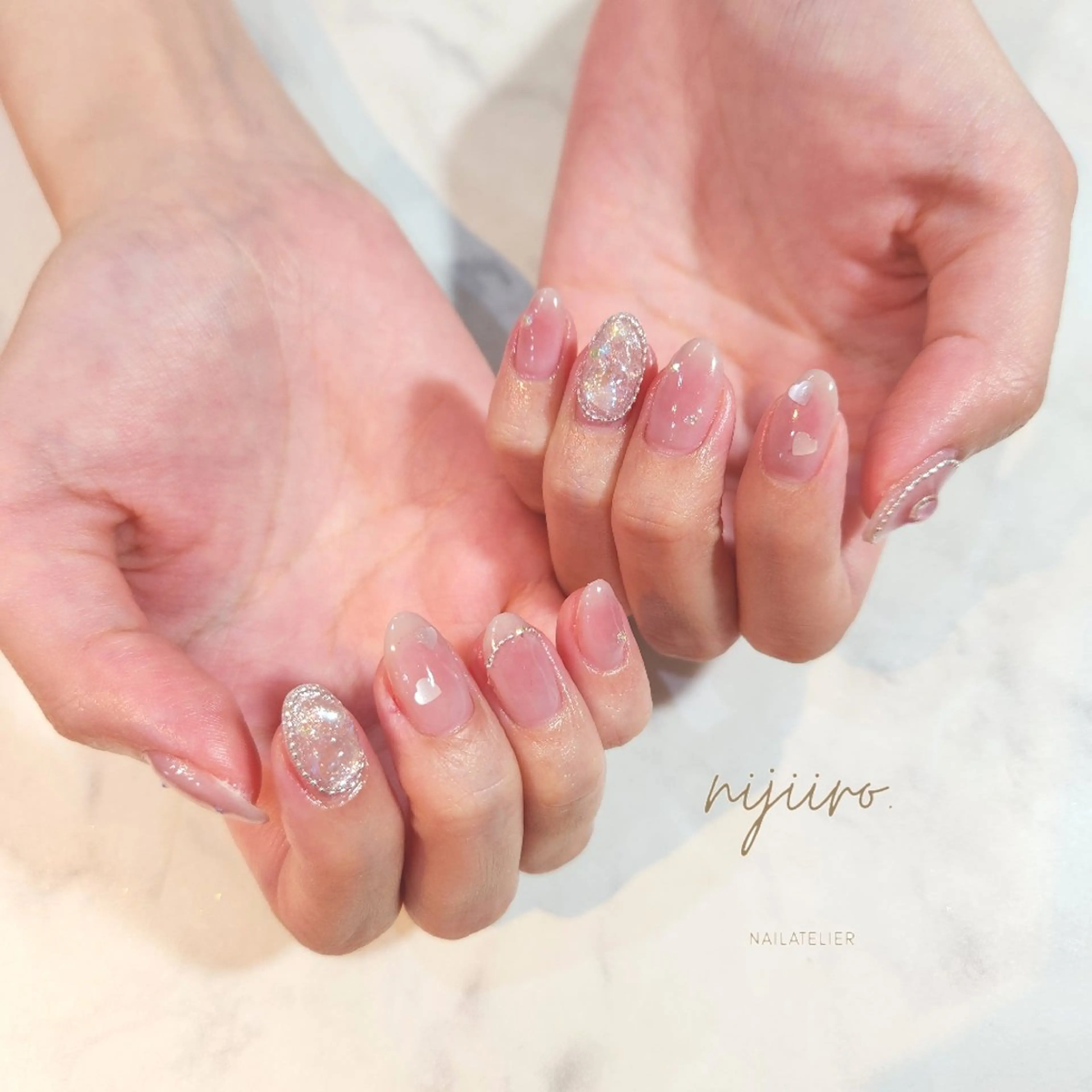 ネイル ハンドネイル nailatelier nijiiro.所属・nijiiro🌈 サトウのネイルデザイン