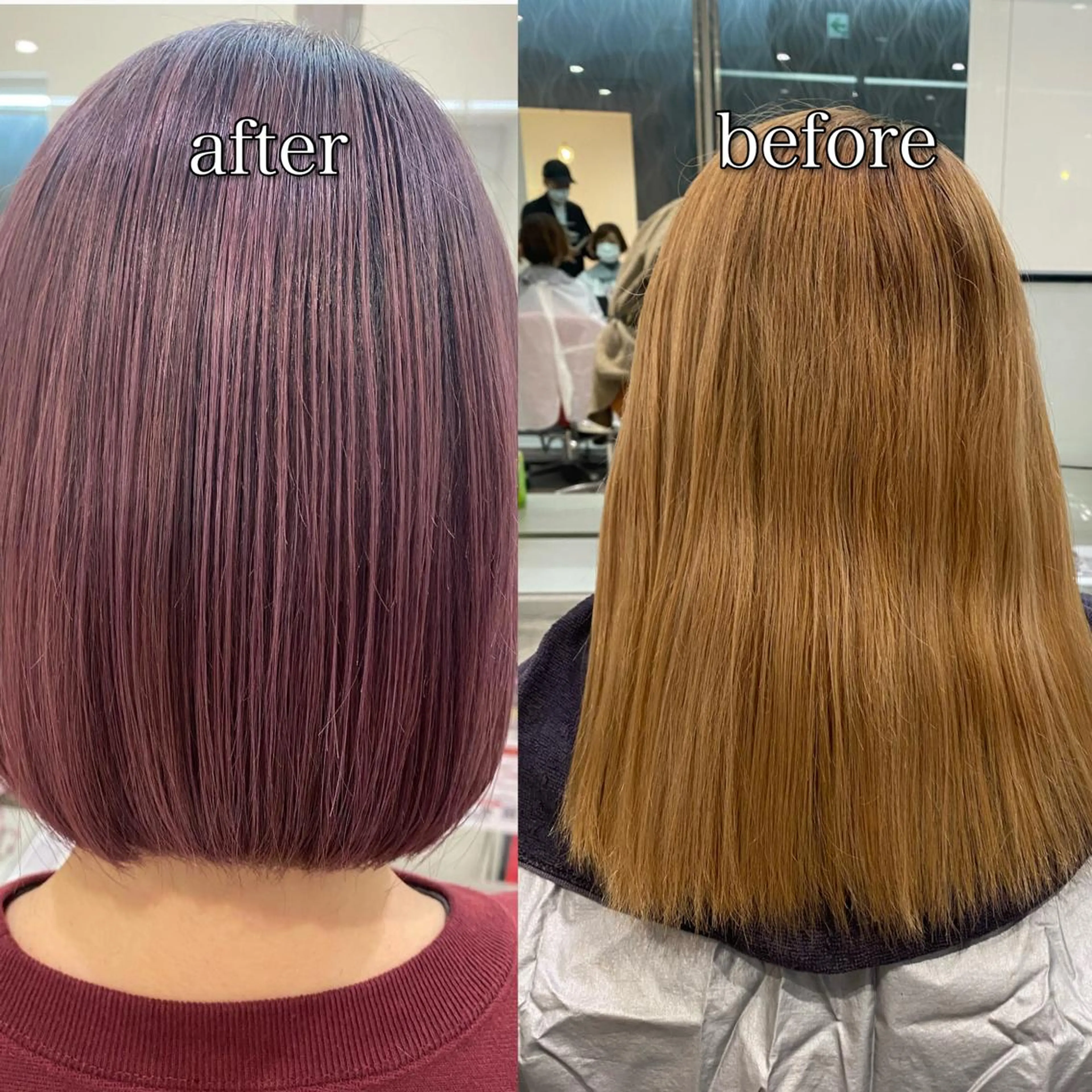 ショート salowin所属・ハイトーンカラー 馬場みなみのヘアスタイル