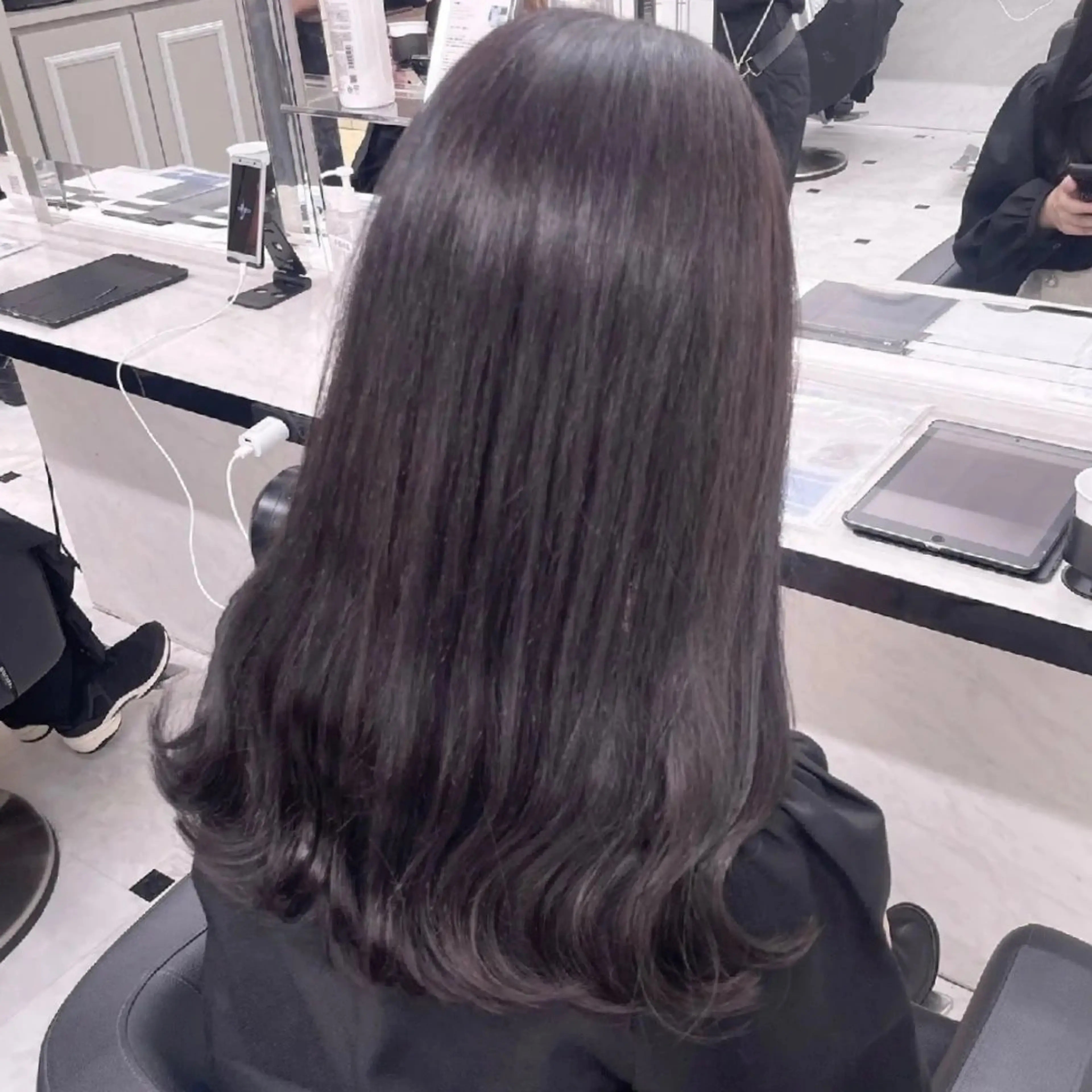セミロング カラー ヘアアレンジ ブラウンカラー 透明感カラー オレンジ ピンクカラー トリートメント 銀座/ショート/ メンズ/HINOKIのヘアスタイル