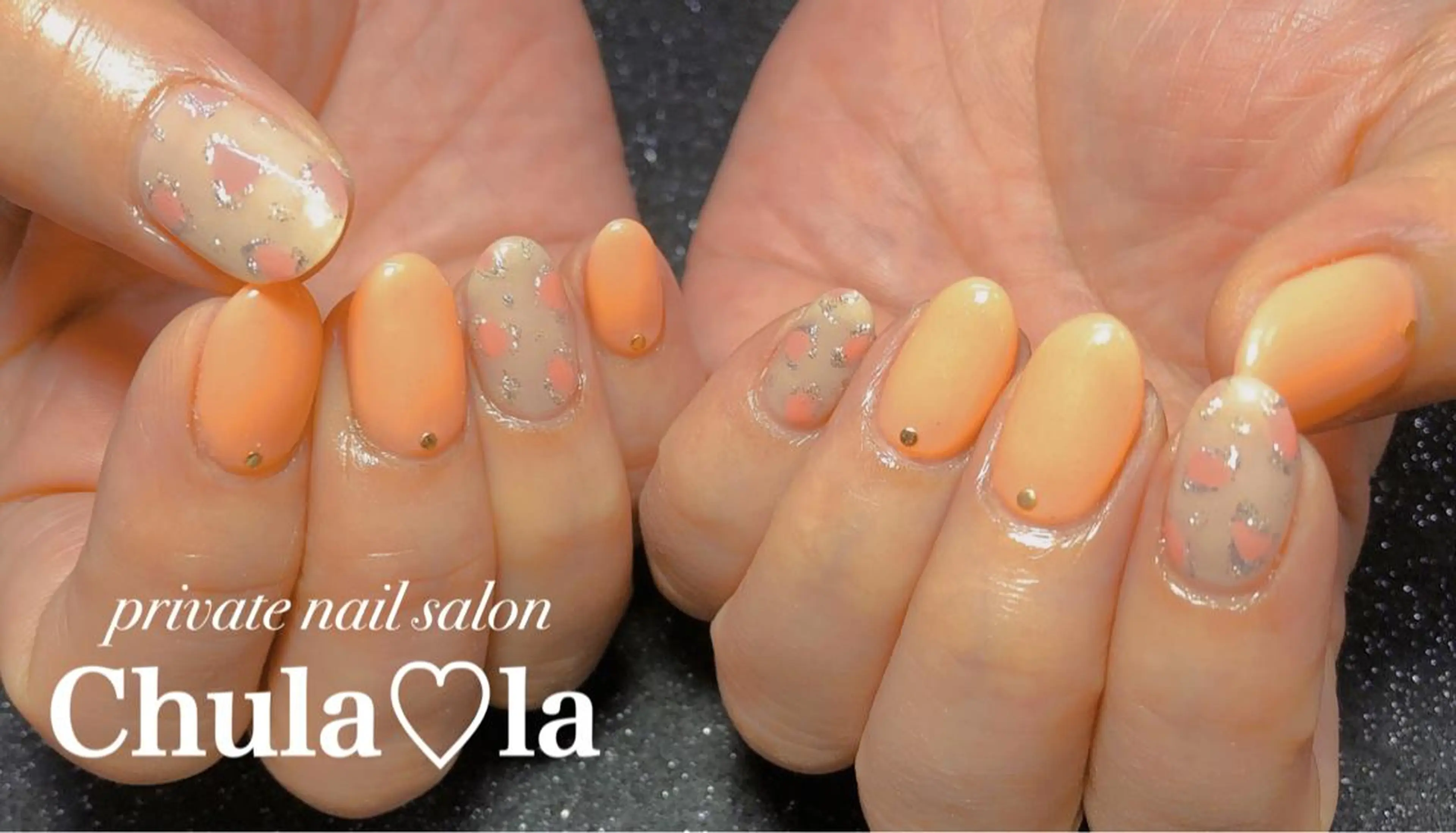 ネイル 持ち込み ハンドネイル Chula♡la 豊見城市高安のネイルデザイン