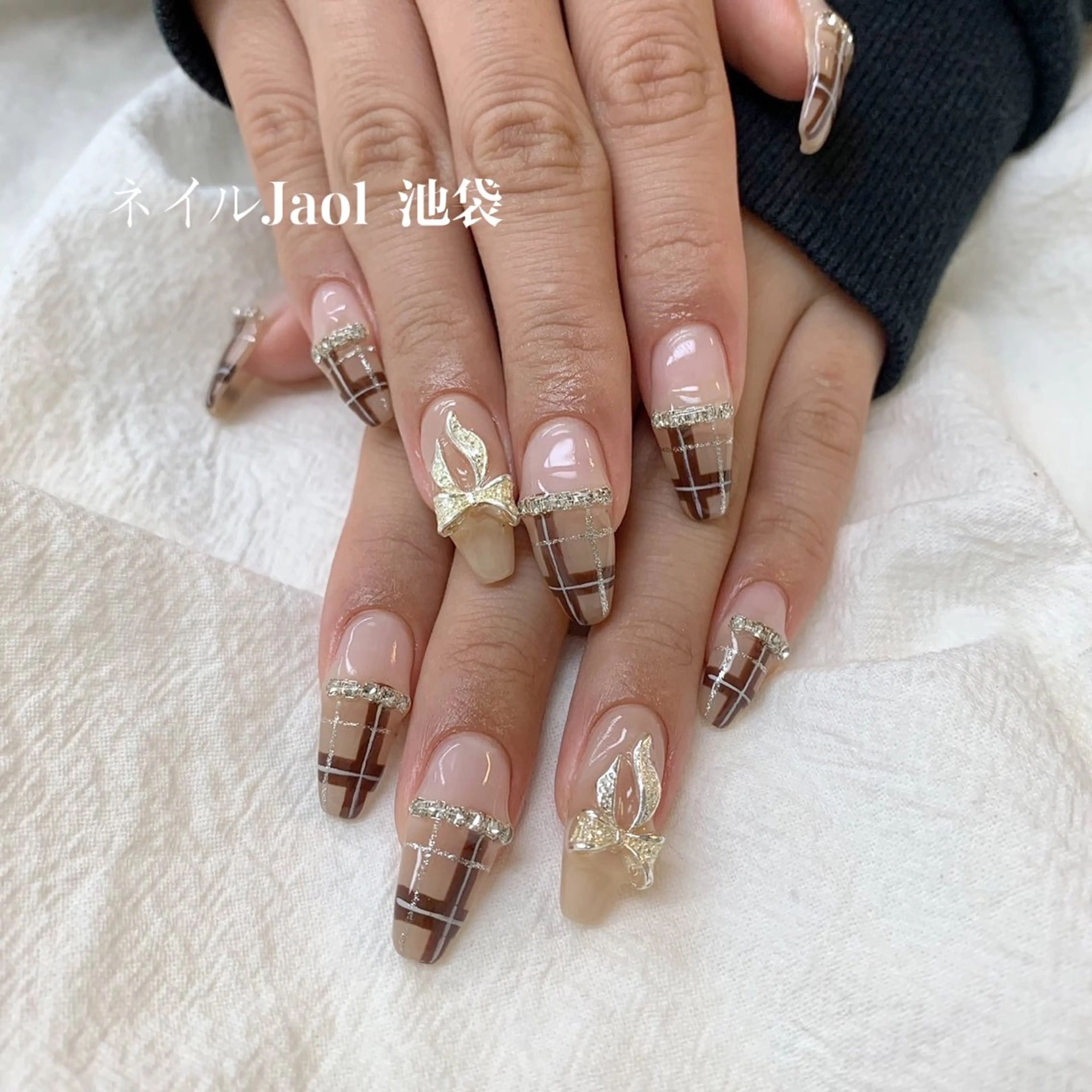 セミロング ハンドネイル nail jaol池袋店所属・ネイルJaol 池袋のネイルデザイン