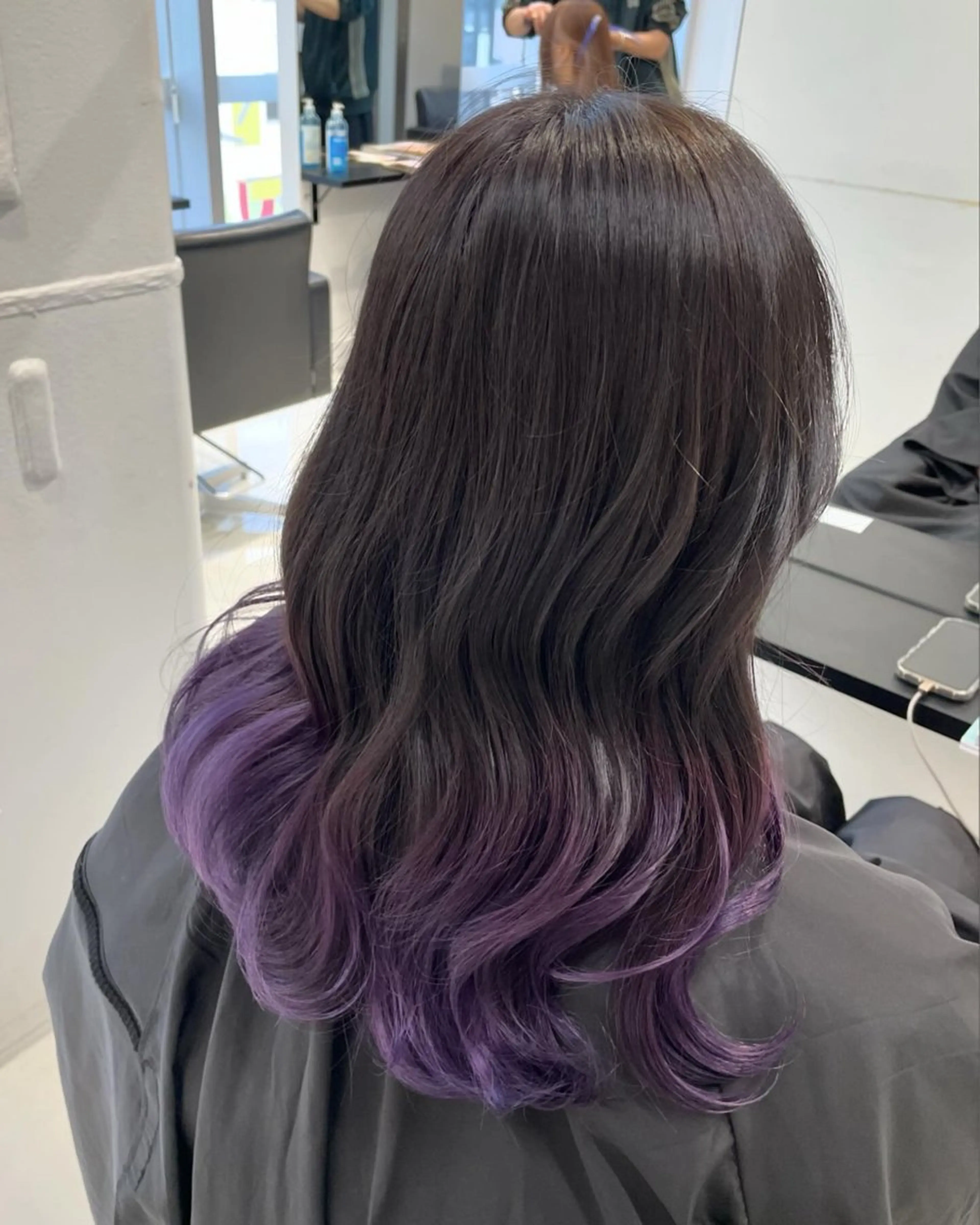 ロング ヘアカラー トリートメント ヘアセット Rikuto/原宿 /グラデーションのヘアスタイル