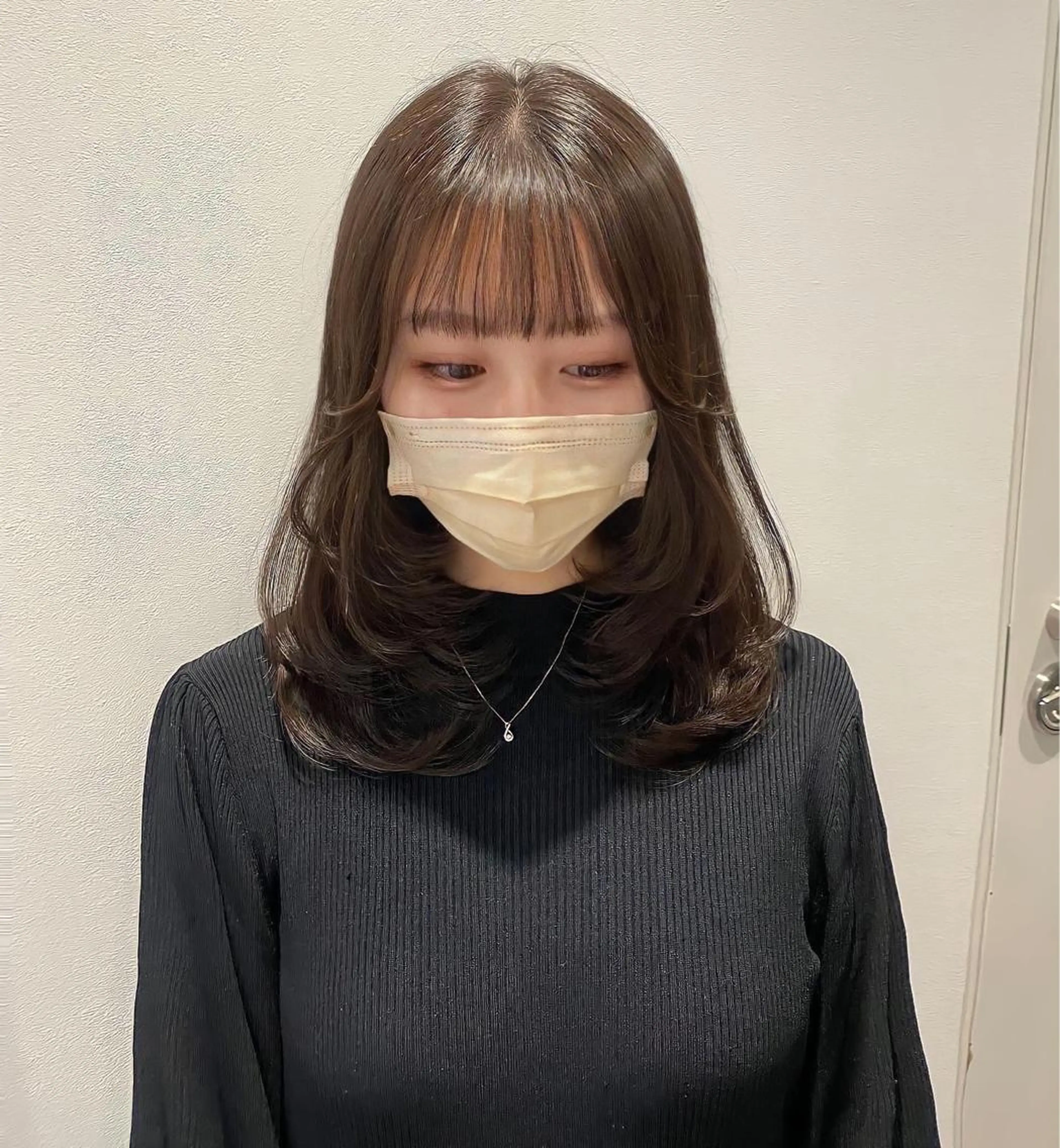 ミディアム 銀座／レイヤーカット 🤍内野すみれのヘアスタイル