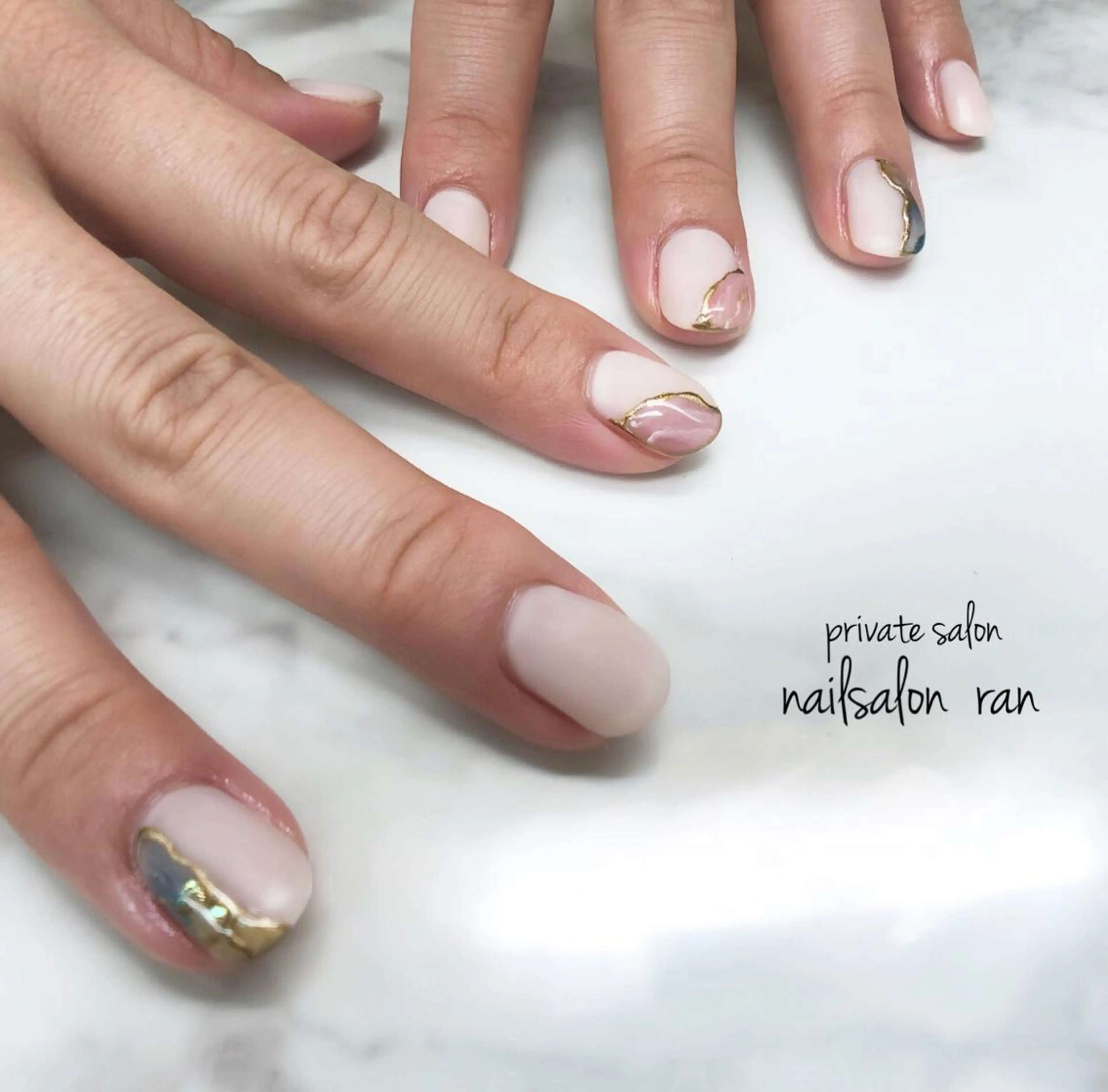 ネイル マットネイル 持ち込み nailsalon ranのネイルデザイン