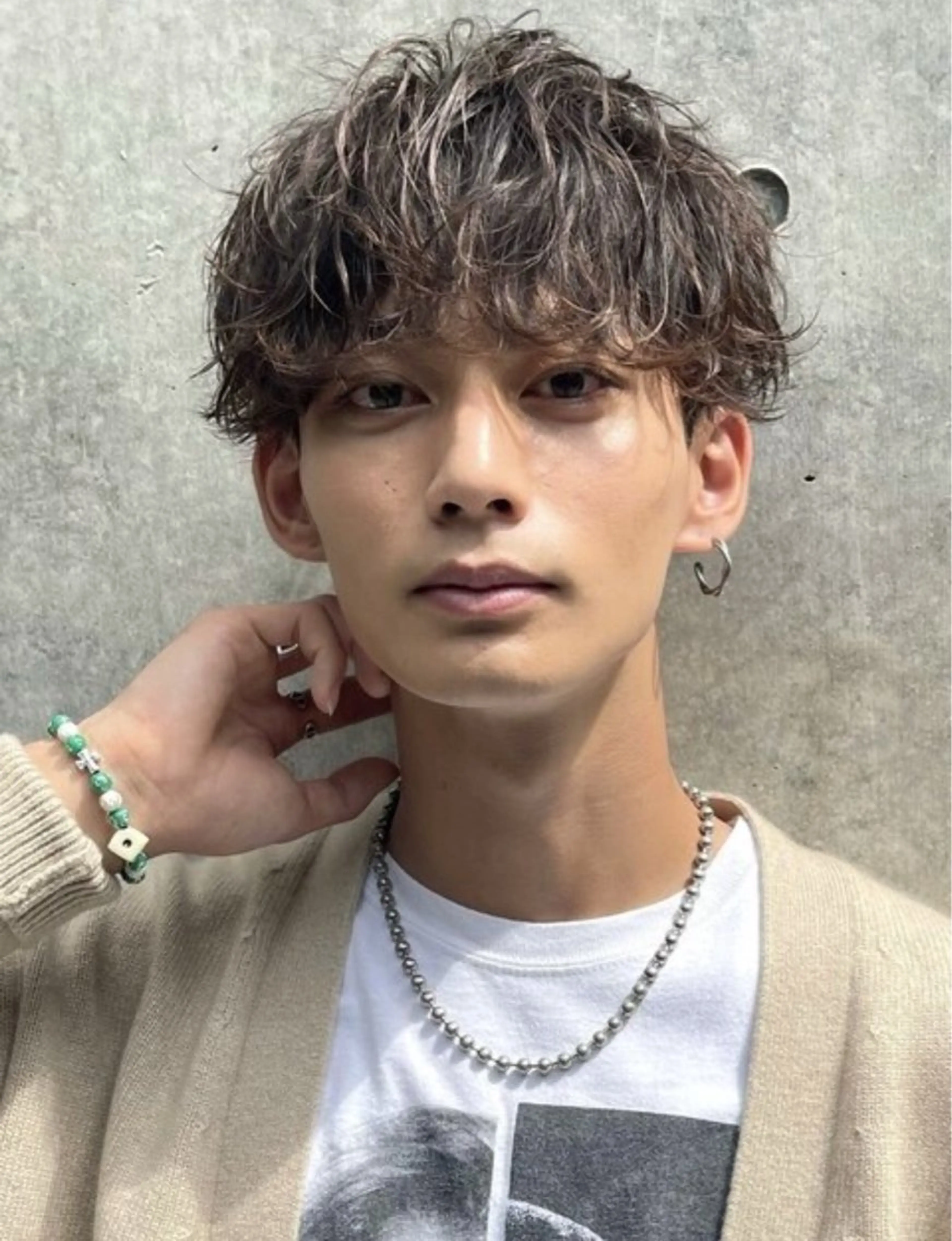 パーマ メンズ メンズパーマ スパイラルパーマ ストレートパーマ カット パーマ メンズ/シャドウ/ 波巻き/kyogoのヘアスタイル