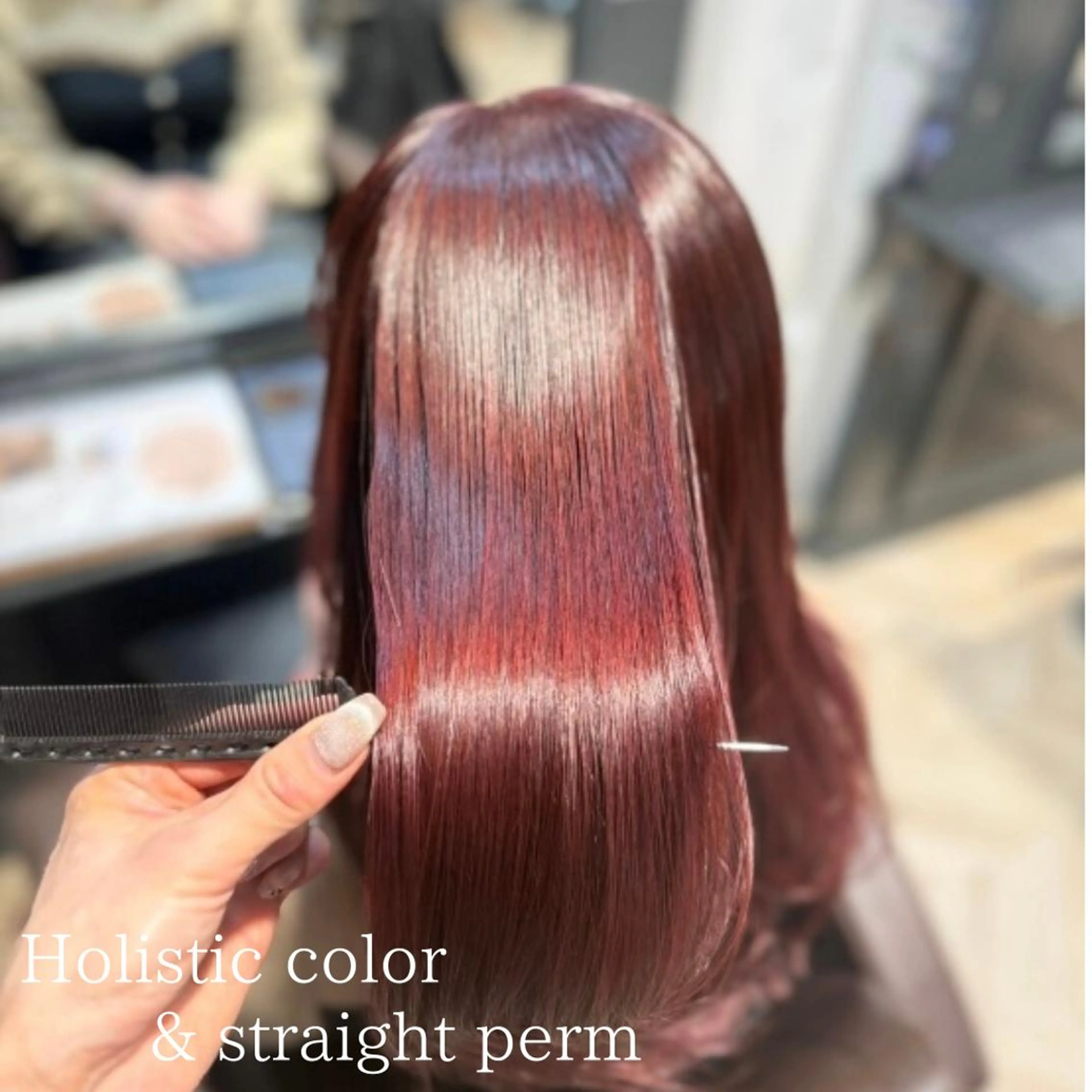 ロング カラー パーマ カット ヘアカラー 縮毛矯正 リピート90%超/縮 毛矯正/髪質改善井口のヘアスタイル