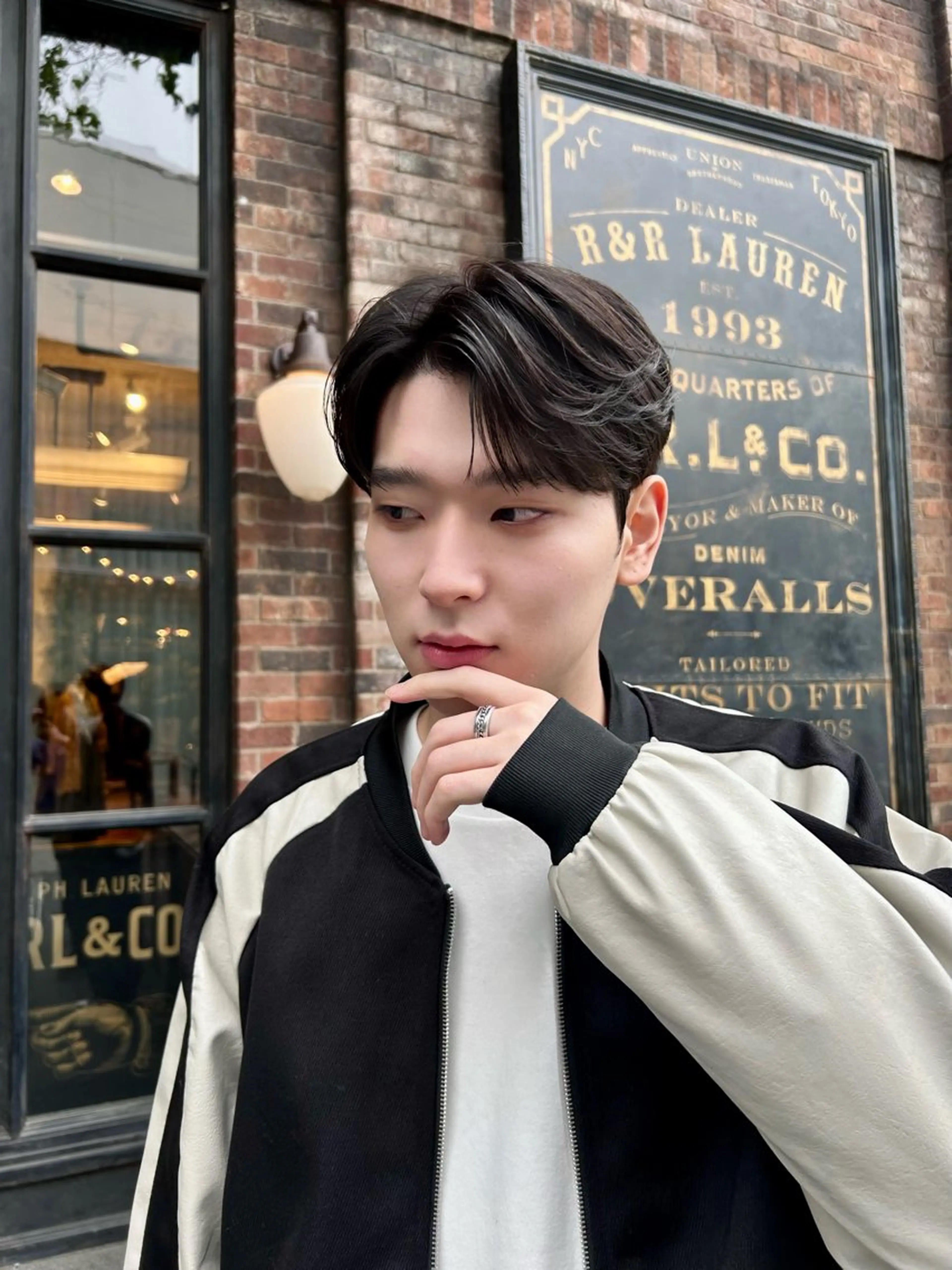 ミディアム メンズ 曲がる縮毛矯正 メンズ特化/鈴木美璃のヘアスタイル