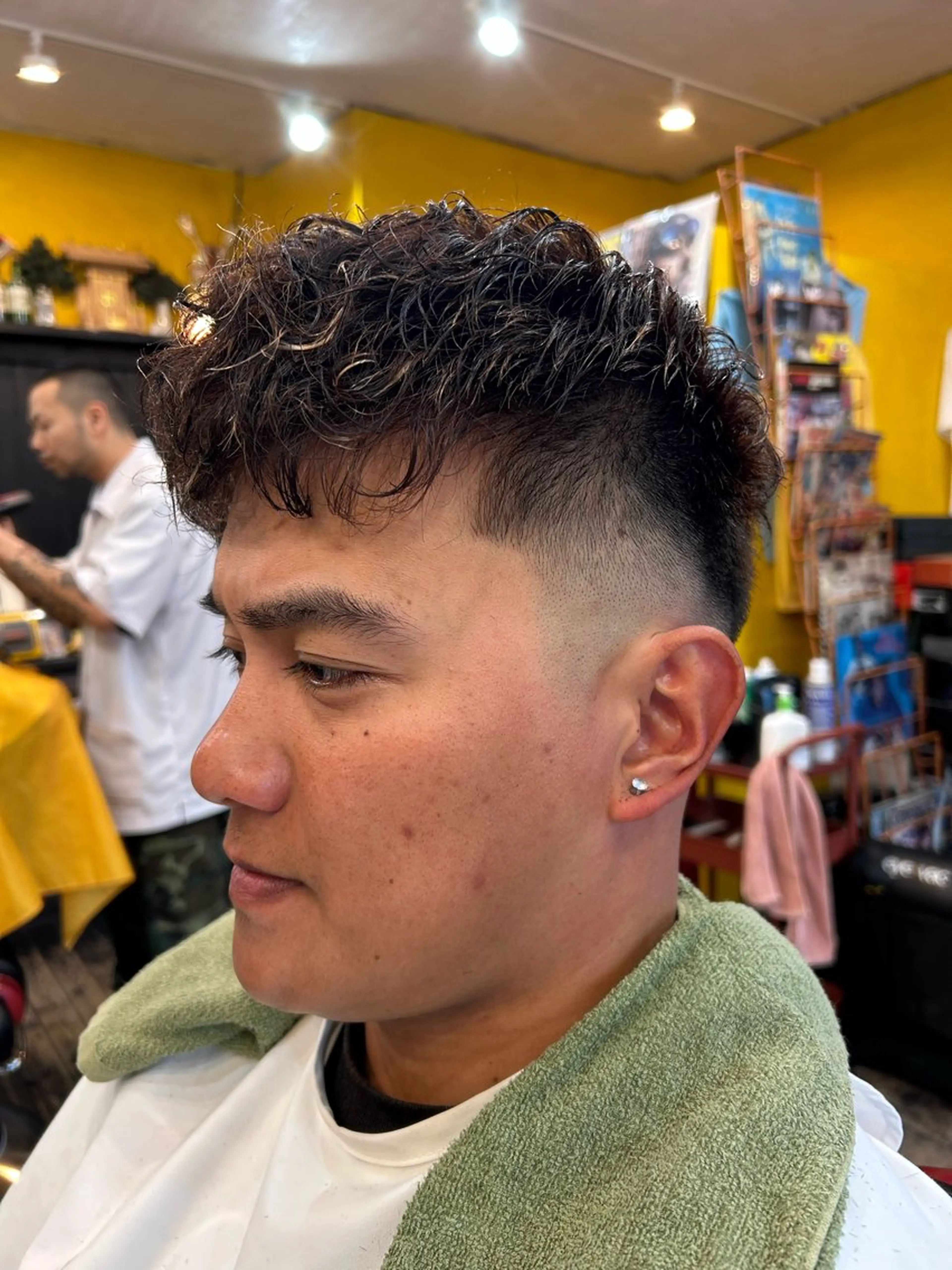 【🇺🇸Men's cut ✖️パーマ🌴】癖のない髪に自然なクセを（カット+パーマ+シャンプー+セット）の写真