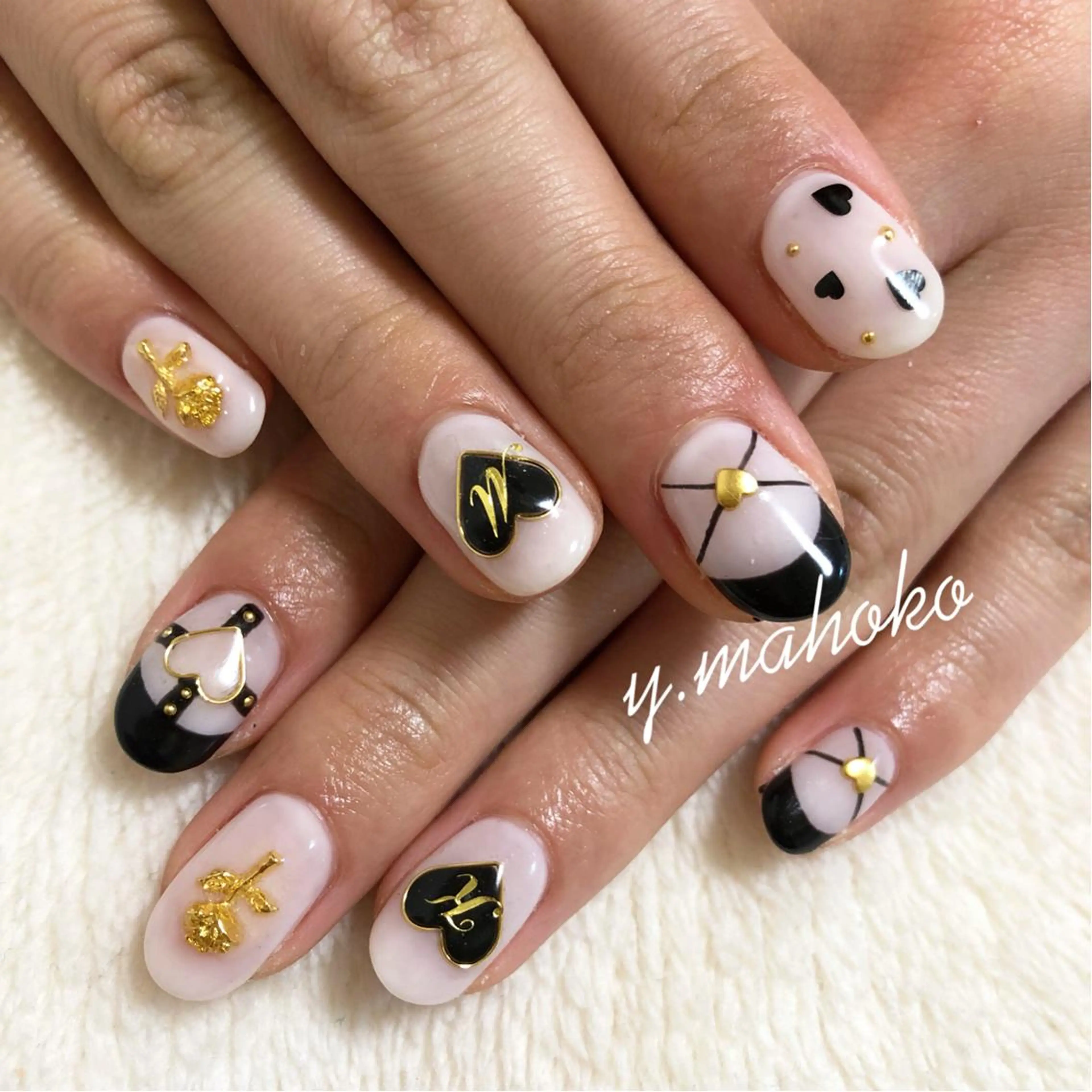 ネイル ハンドネイル She nail studio 原宿所属・パラジェル有/ スカルプ/mahoのネイルデザイン
