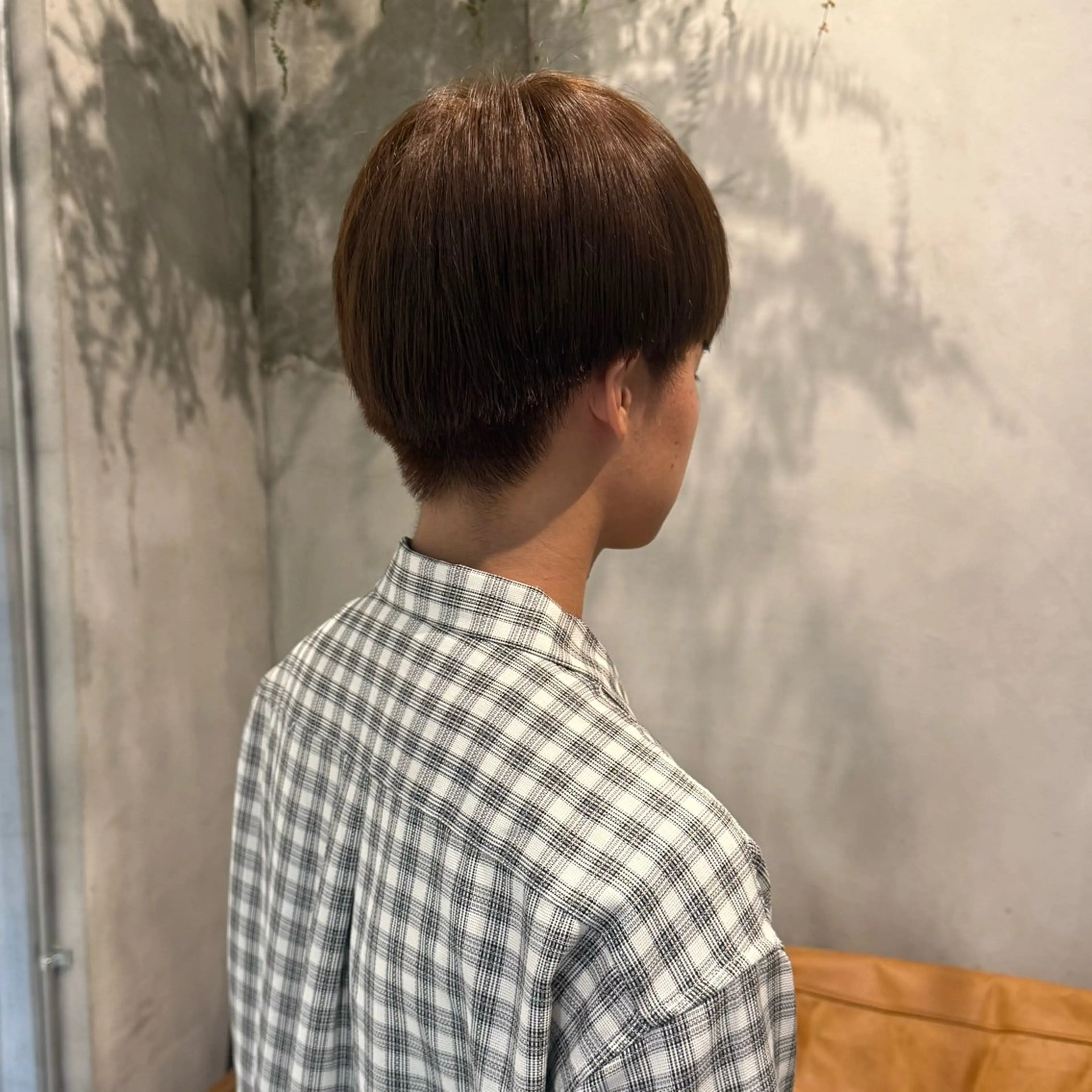 ショート カラー ブラウンカラー 木村 咲良のヘアスタイル