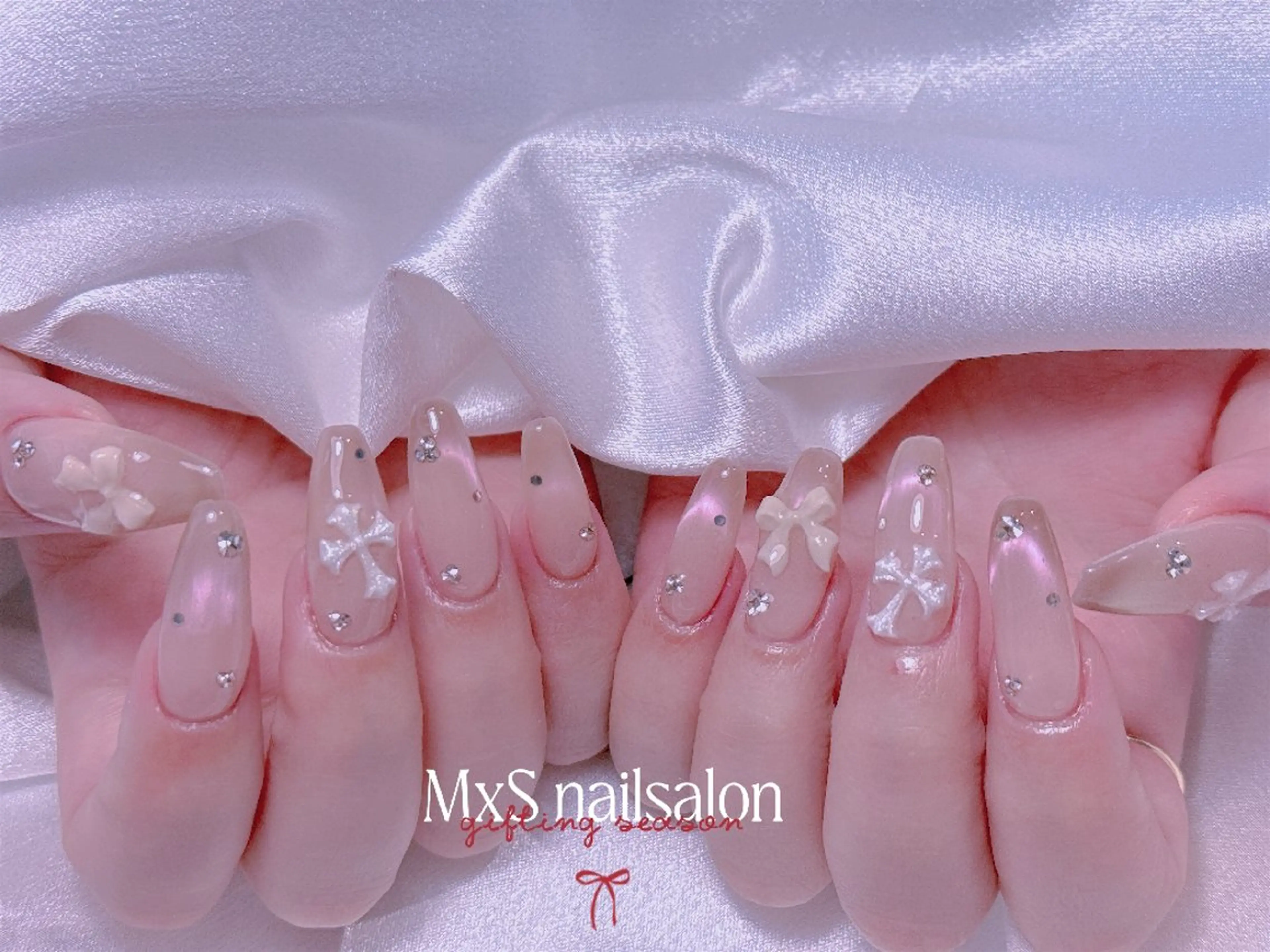 ネイル ハンドネイル ハンドケア MxS Nail 【長さだし/フィルイン/マグネット/ワンホンネイル/韓国ネイル/パラジェル】所属・M×S Nail みなのネイルデザイン