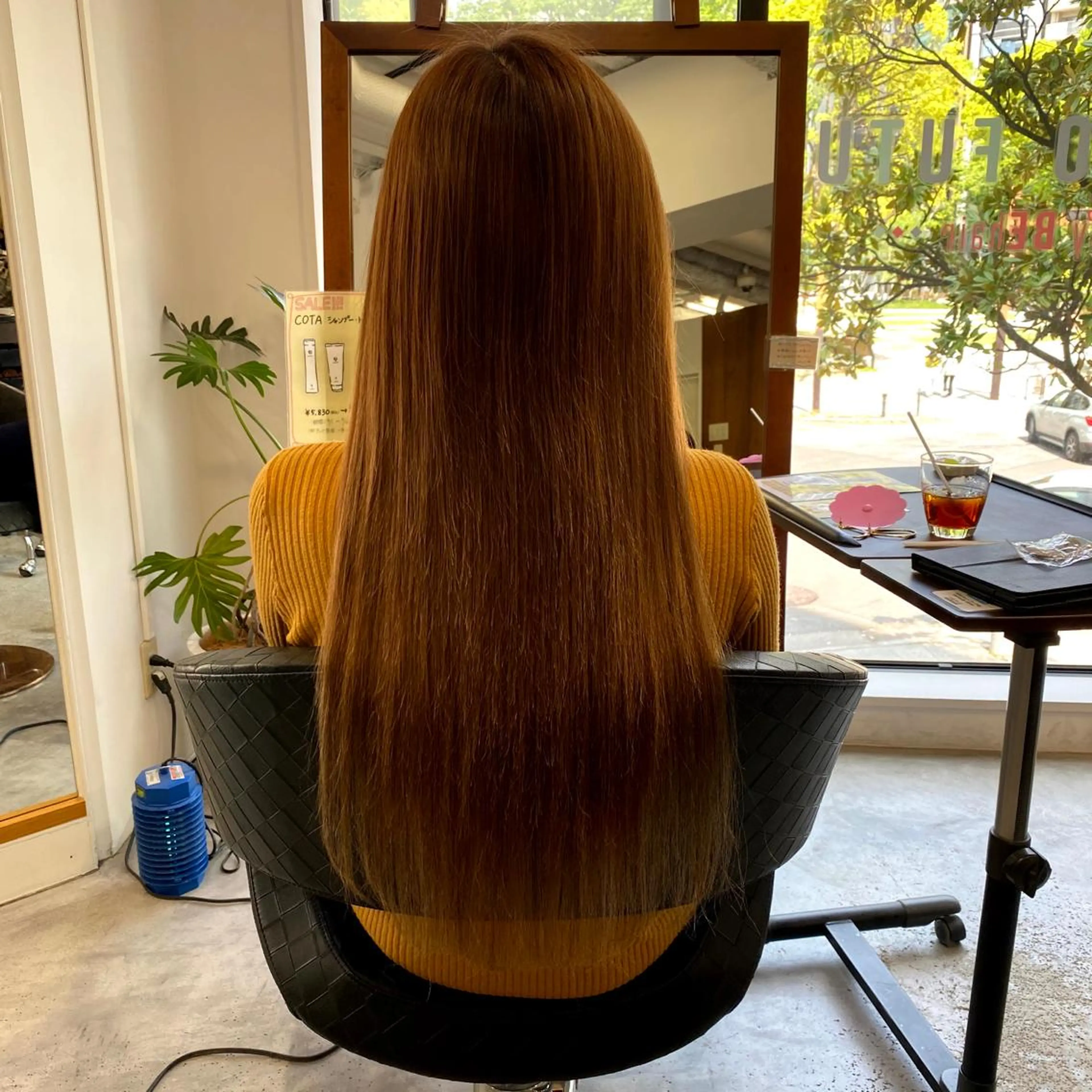 縮毛矯正（酸性ストレート）の写真