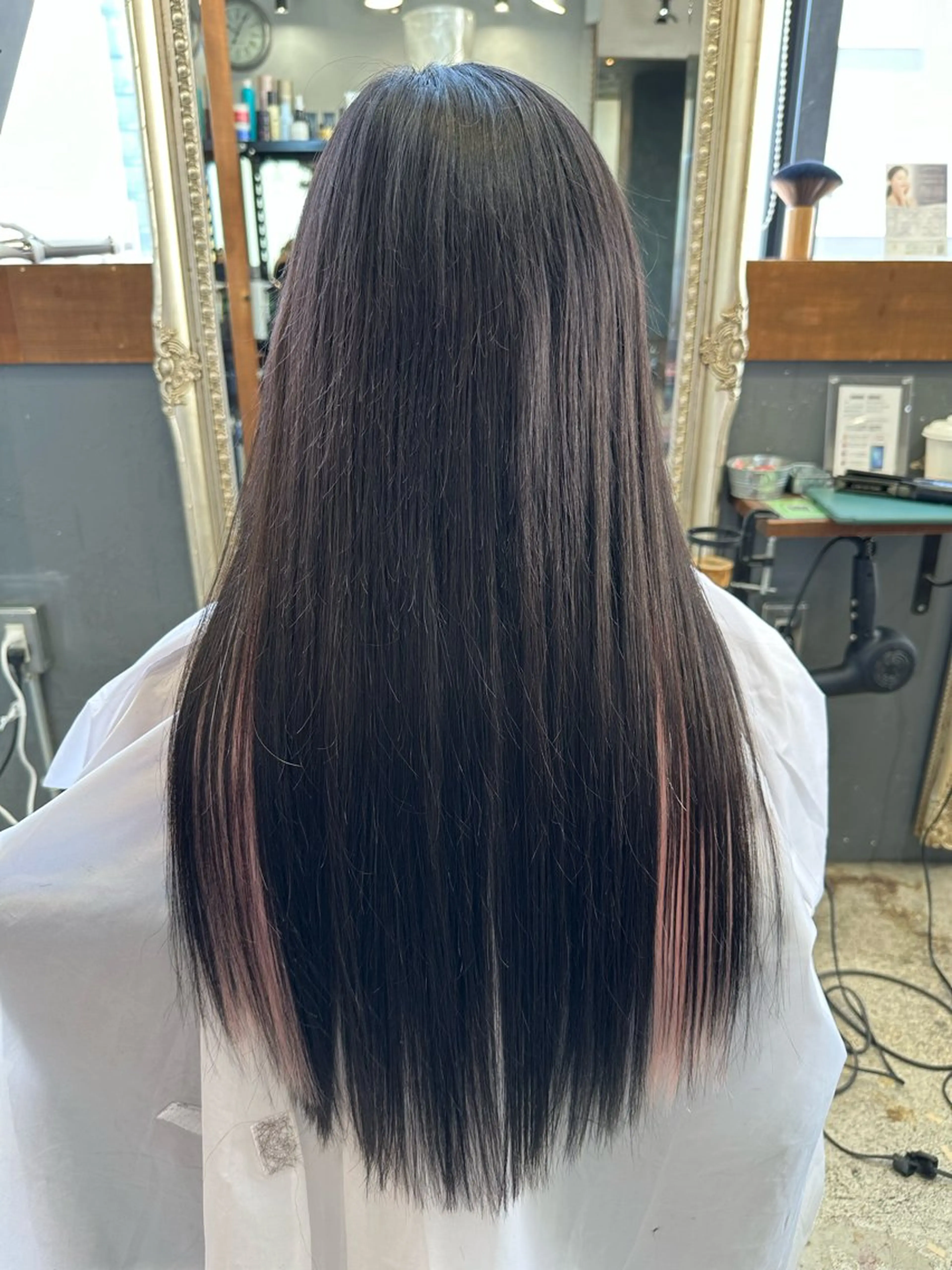 ロング エクステ 大内 志穂のヘアスタイル