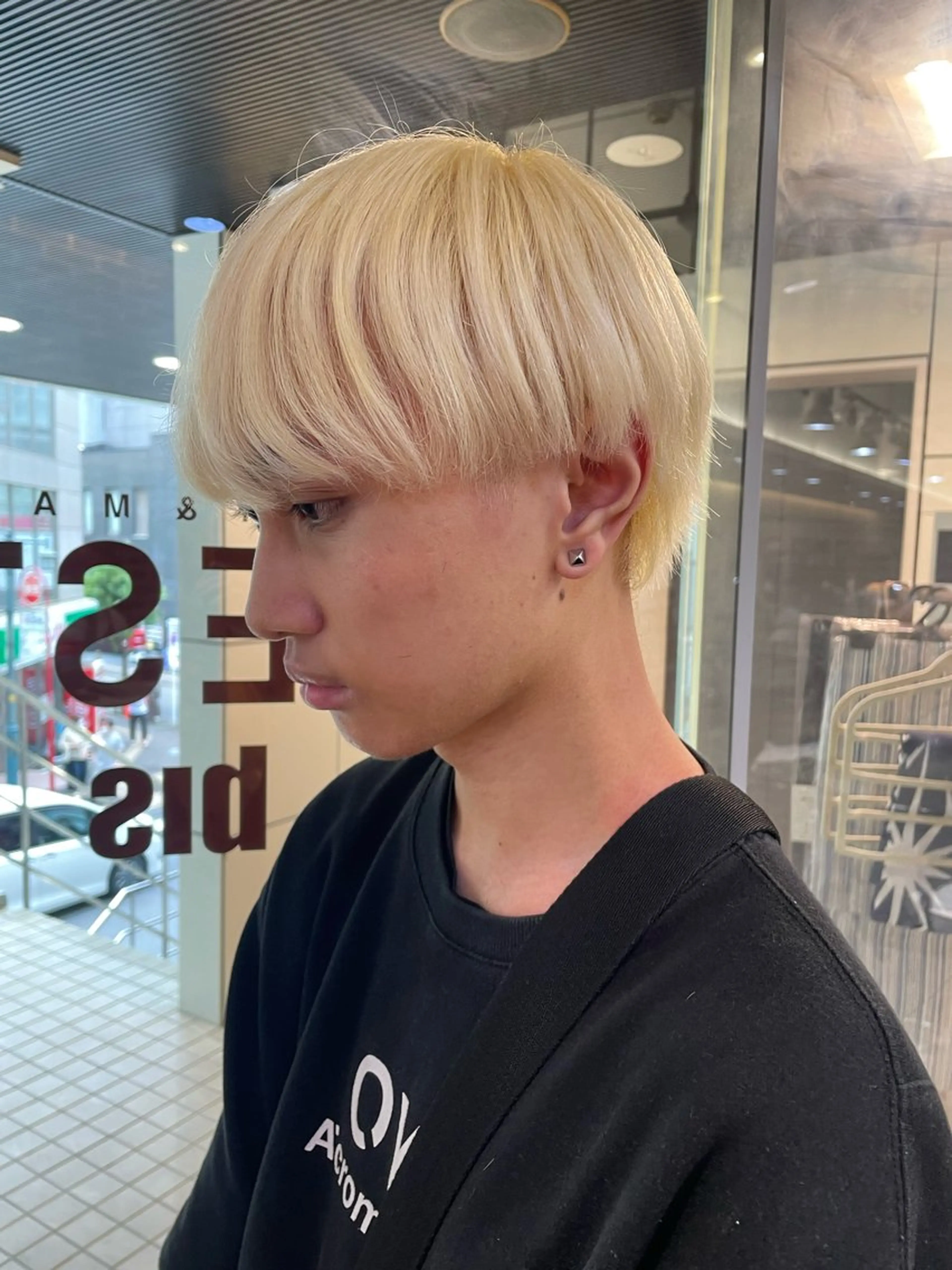 ミディアム カラー メンズ デザインカラー ヘアカラー メンズ/艶髪/カラー サクラ🌸のヘアスタイル