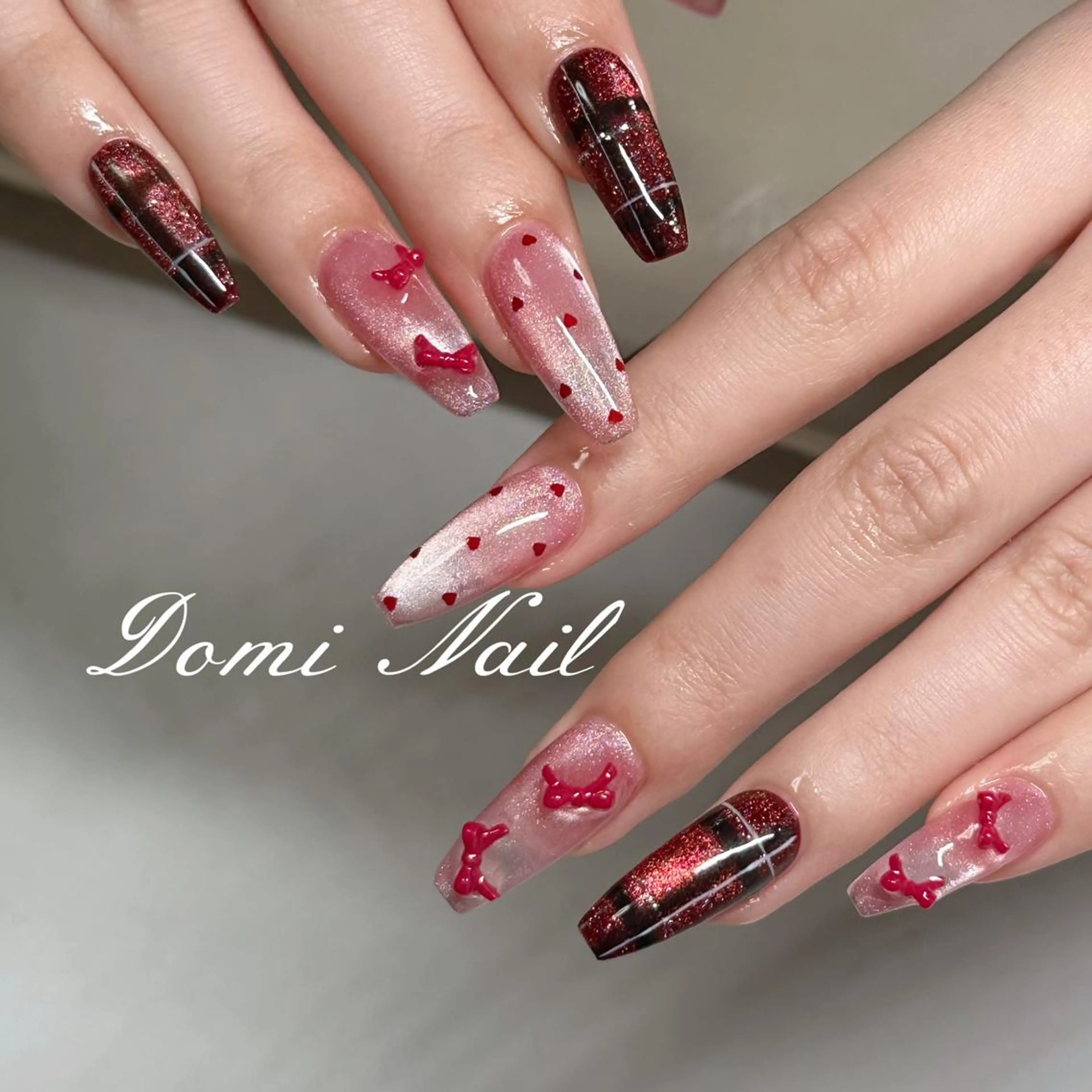ネイル 持ち込み ネイルチップ ハンドネイル Domi Nail Salonのネイルデザイン
