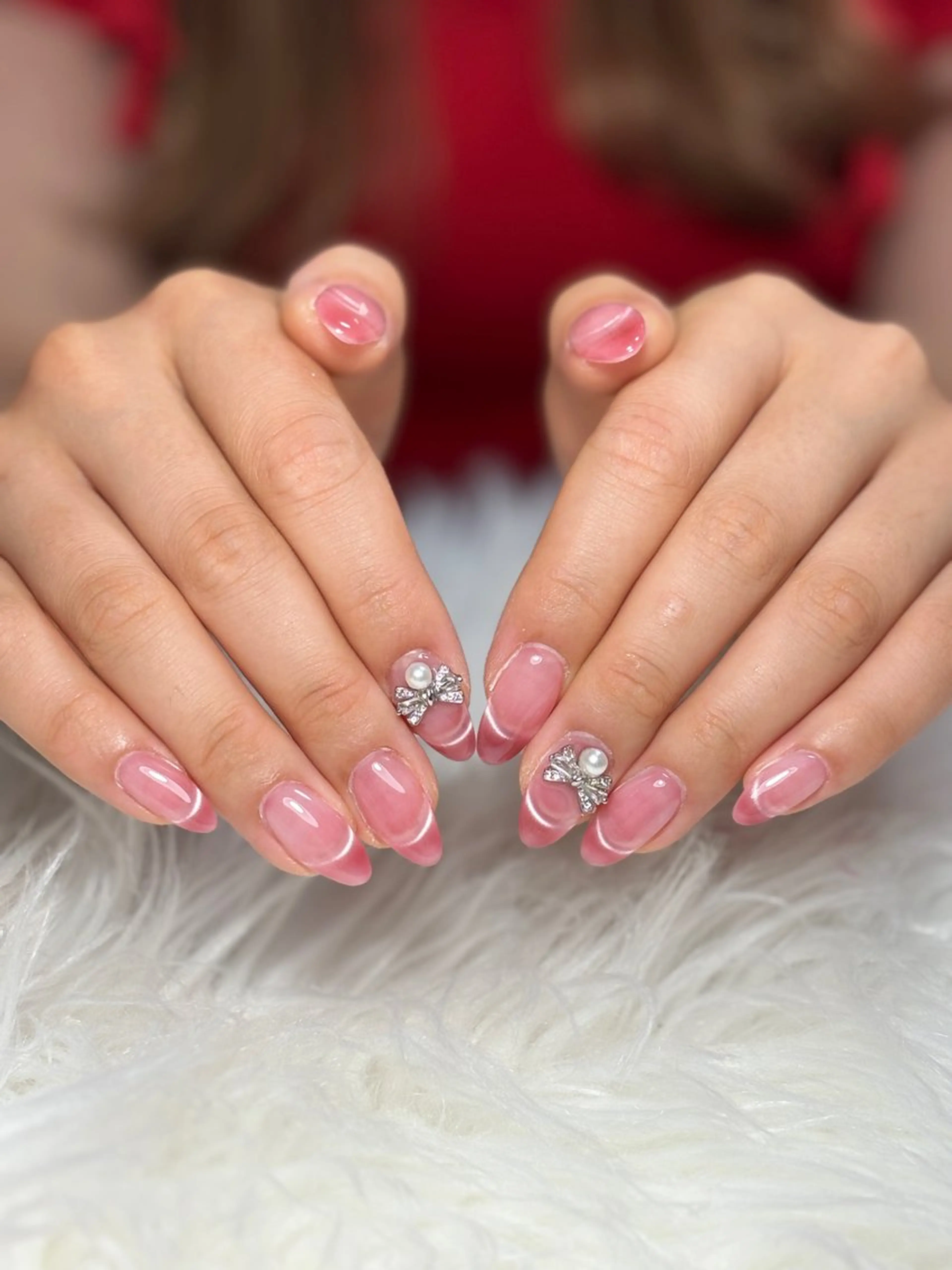 ネイル フレンチネイル マグネットネイル マグネットフレンチ しまむら さくらのネイルデザイン