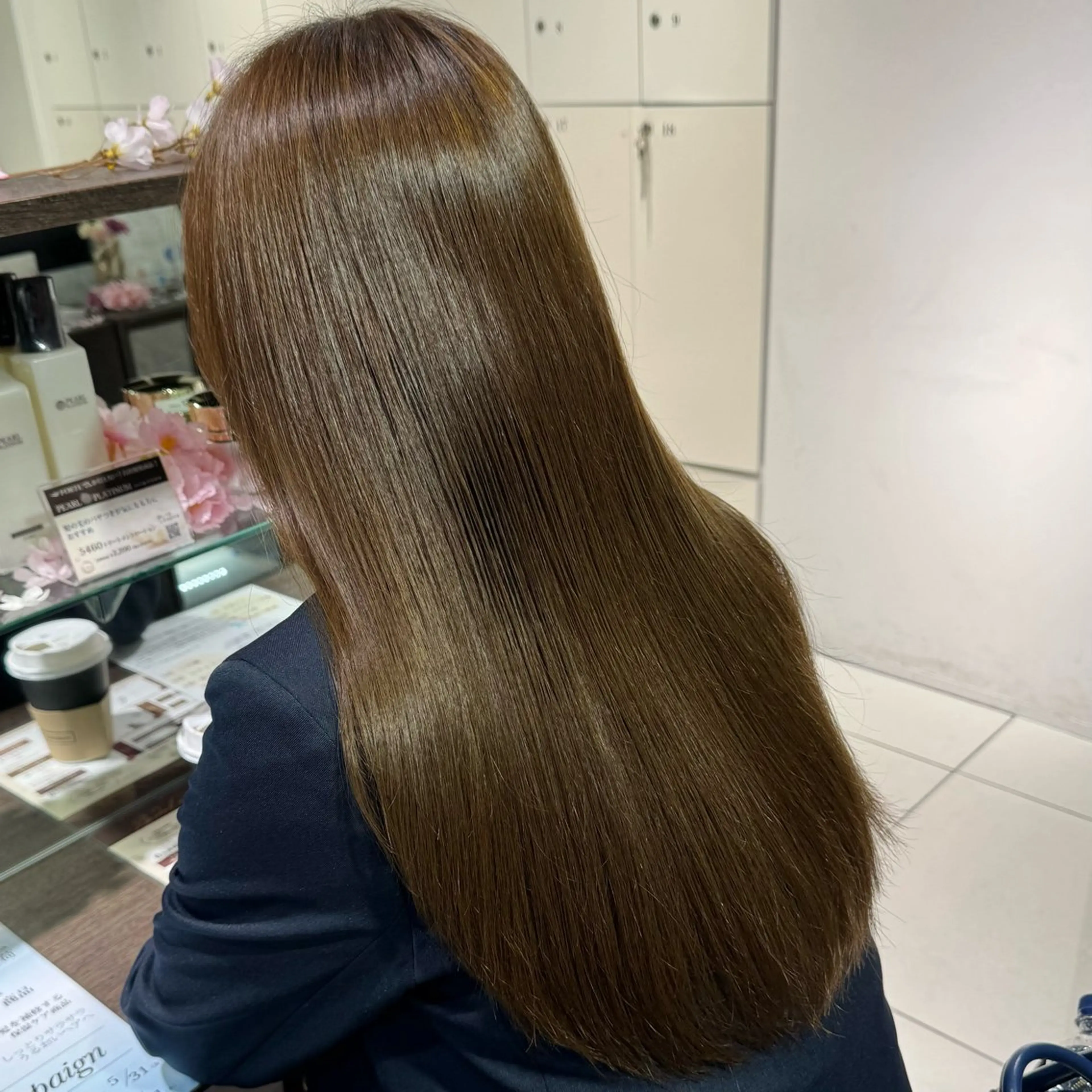 ロング カラー ヘアアレンジ ブリーチなしカラー /ベージュ/安形翔のヘアスタイル