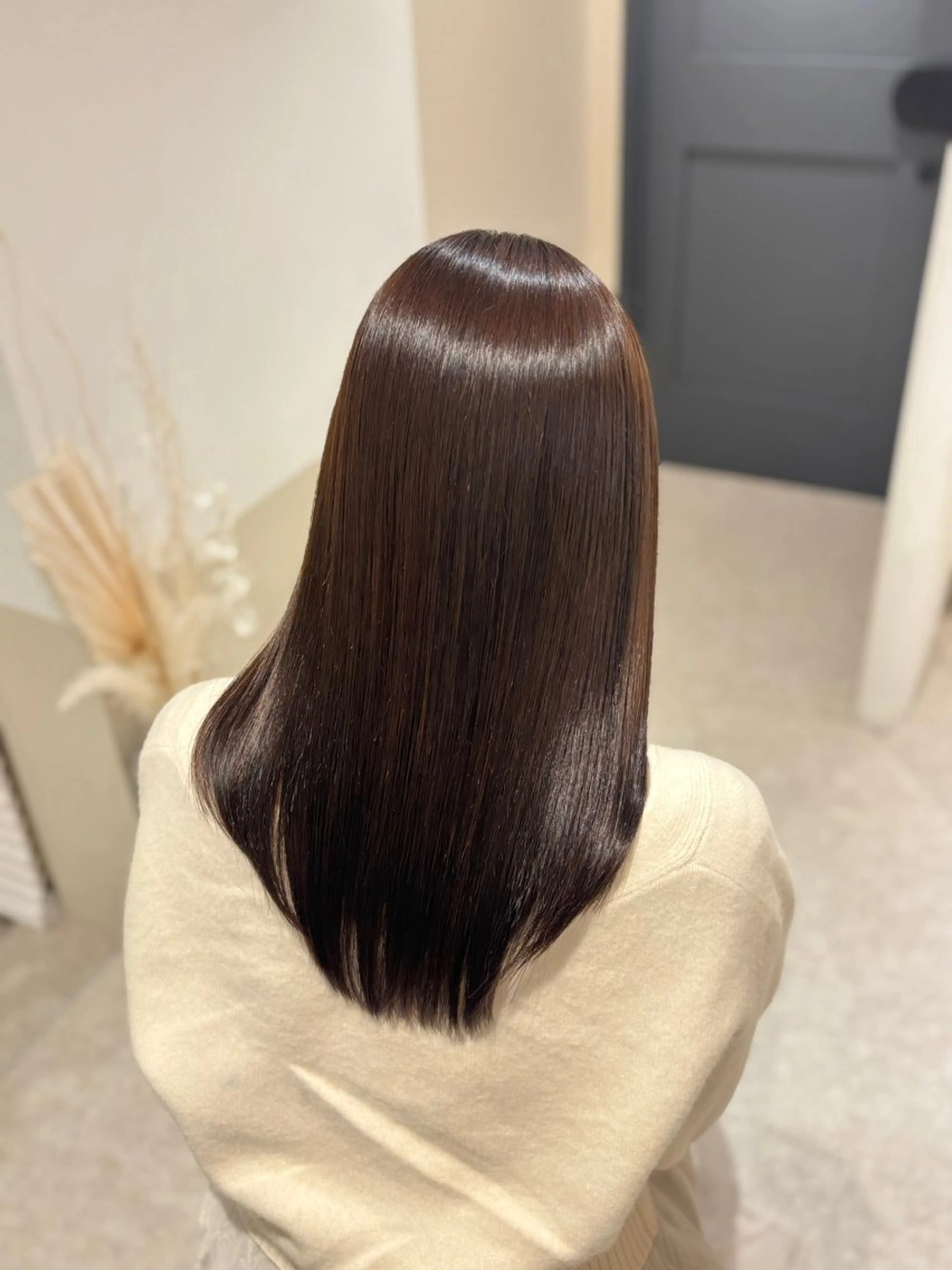 ミディアム カラー トリートメント 篠崎 加奈のヘアスタイル