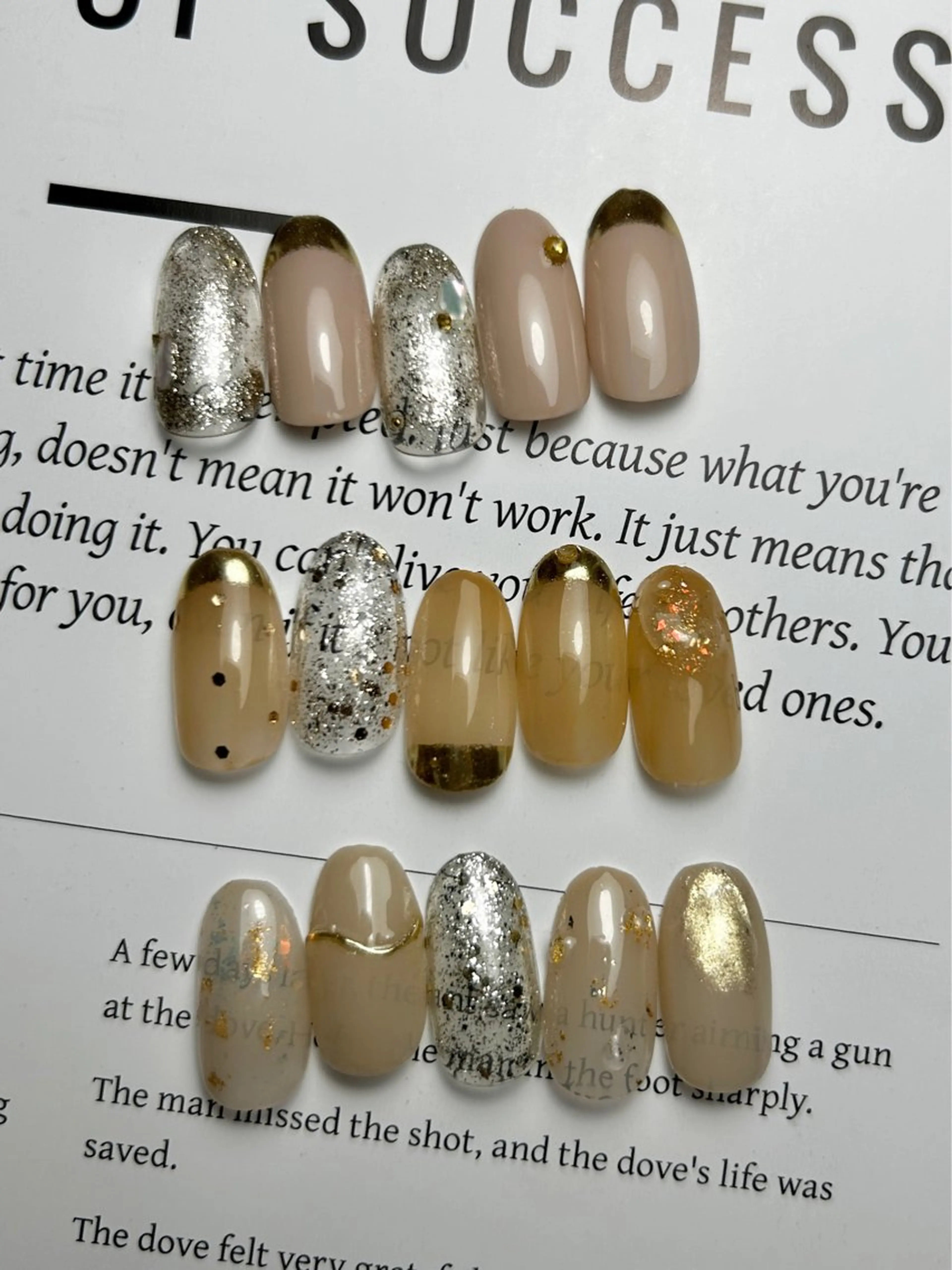 【予約時間9時半】sampleDesign B(カラー変更◎) +オフ(フィルイン) 約27種のサンプルからご選択◎の写真