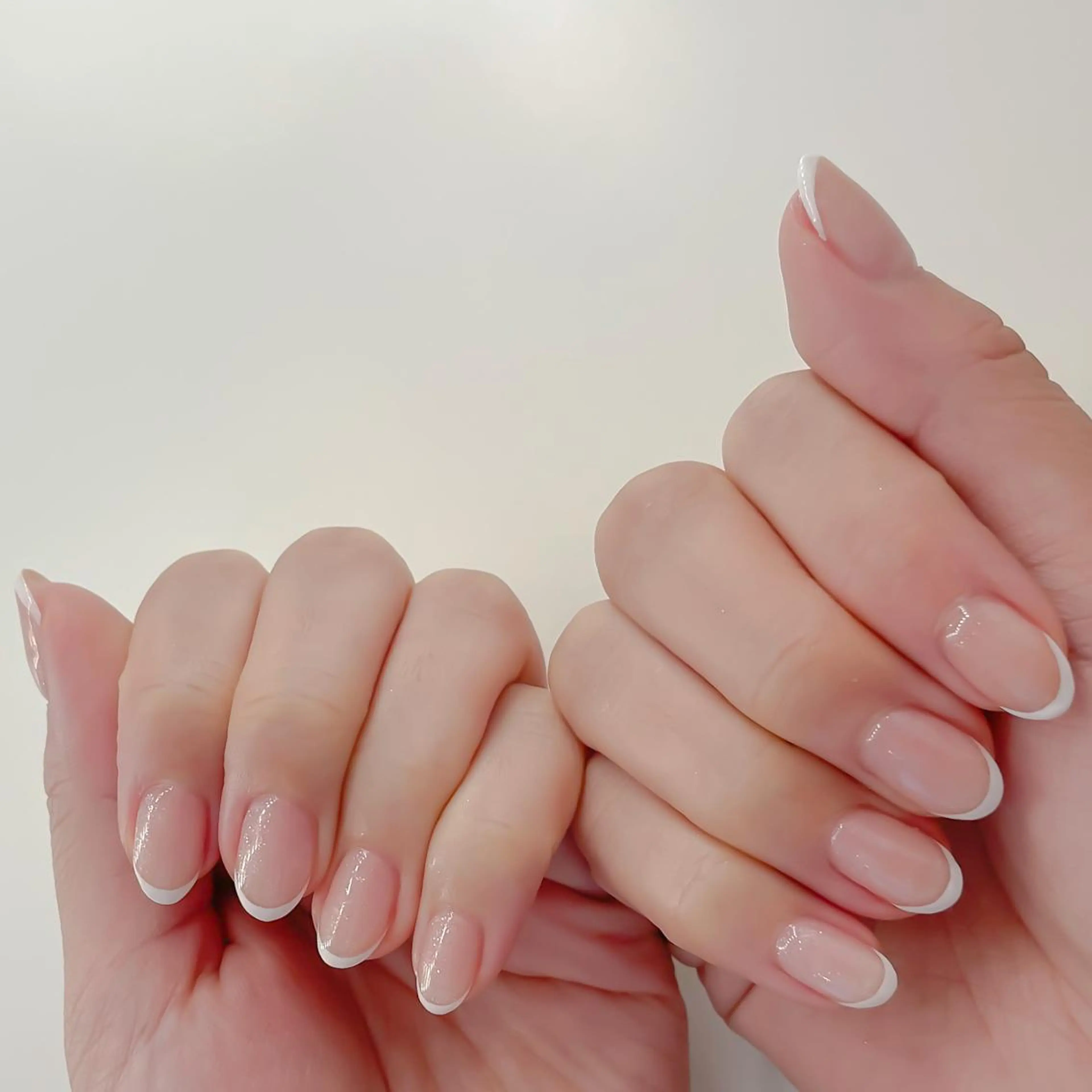 ネイル フレンチネイル キラキラネイル mew mew kotomiのネイルデザイン