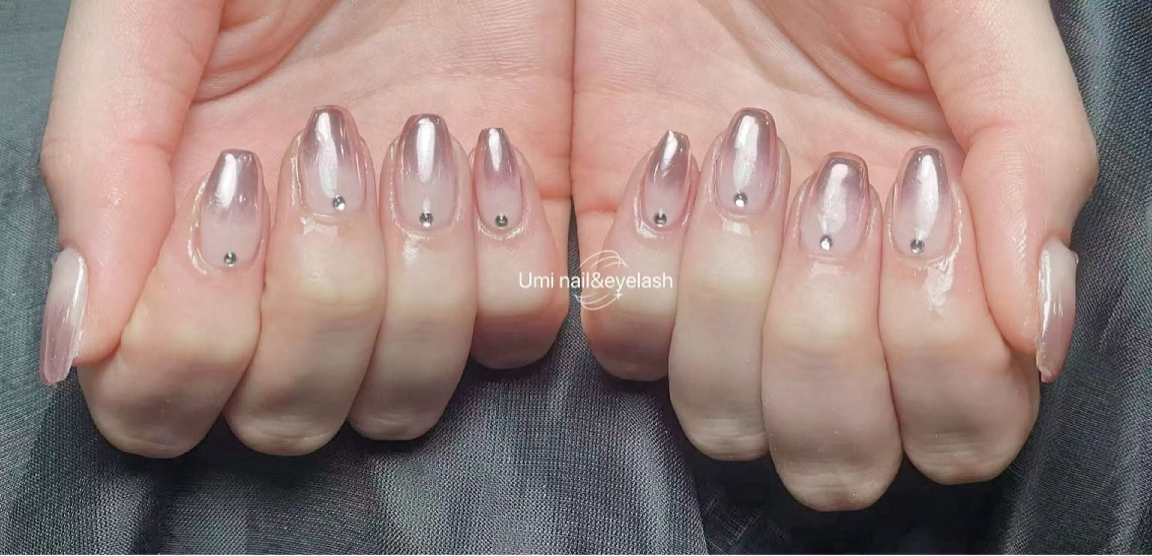 ❤️ ミラー/オーロラワンカラー/グラデーション【ベース色付き】¥6980の写真