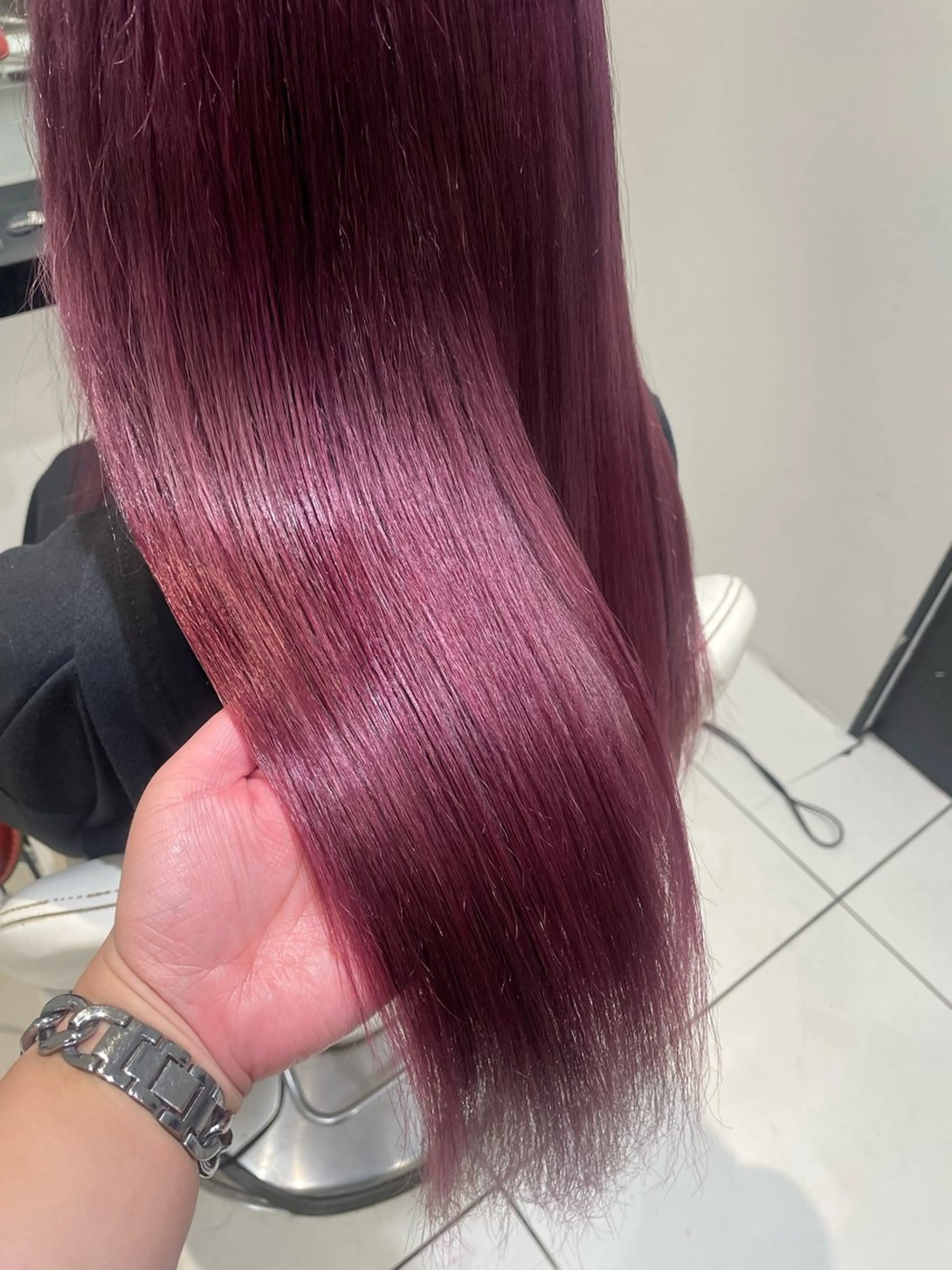 セミロング カラー ヘアカラー トリートメント 💞暖色カラー 💞risaのヘアスタイル