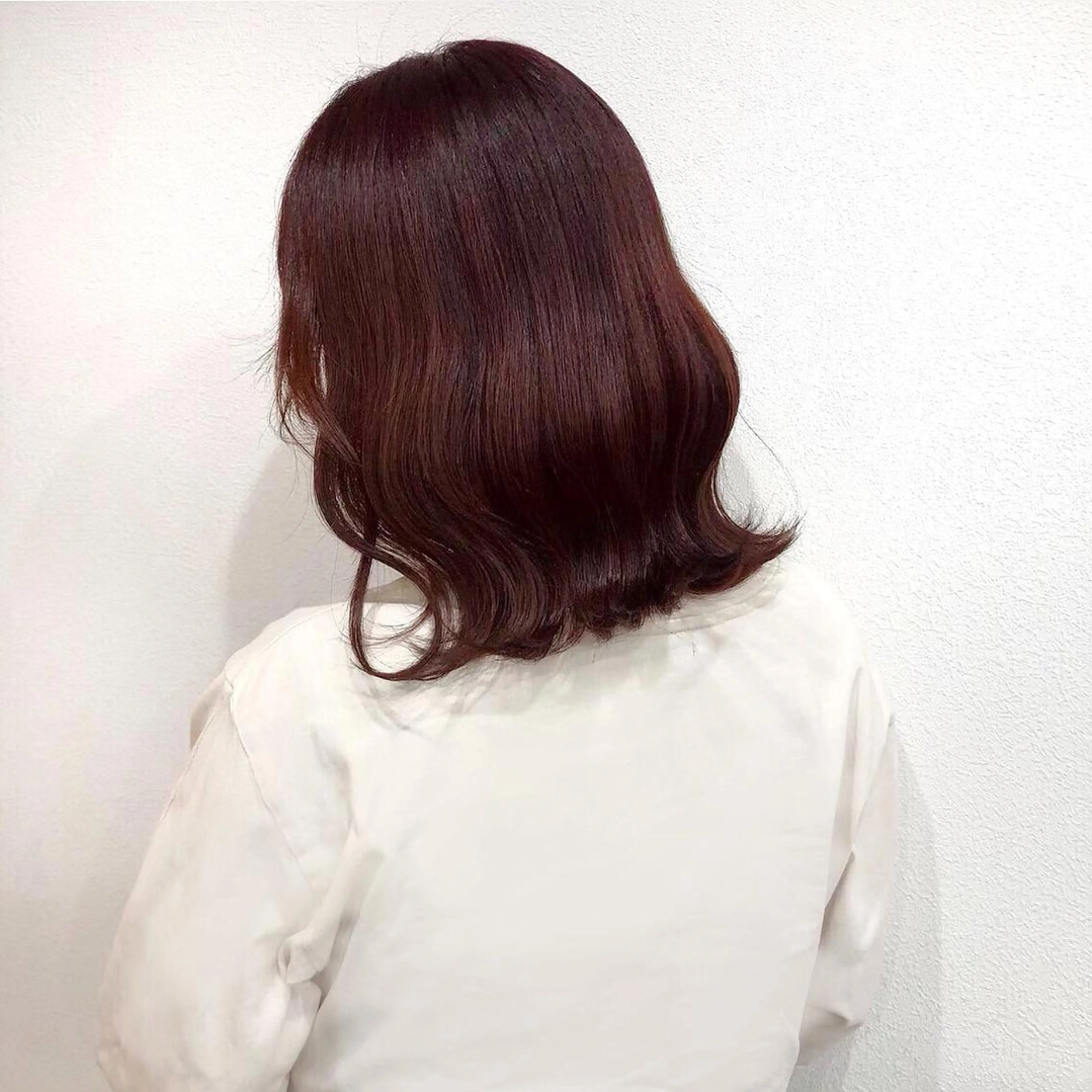 ミディアム カラー ヘアアレンジ ブリーチ ブリーチなしカラー キダアヤカ/ 梅田/ベージュカラーのヘアスタイル
