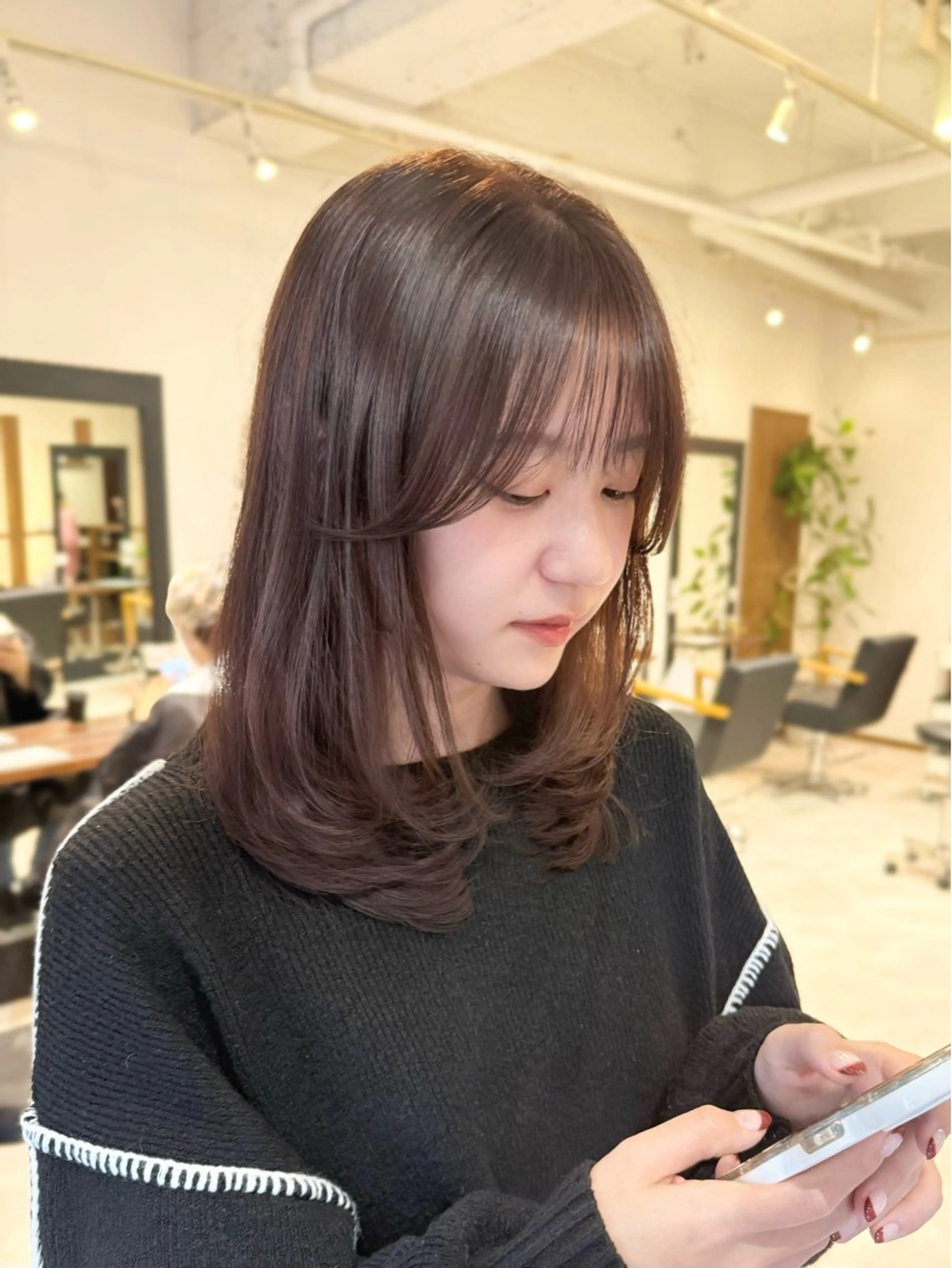 ミディアム 大阪/ショート特化型 美容師/吉留亜門のヘアスタイル