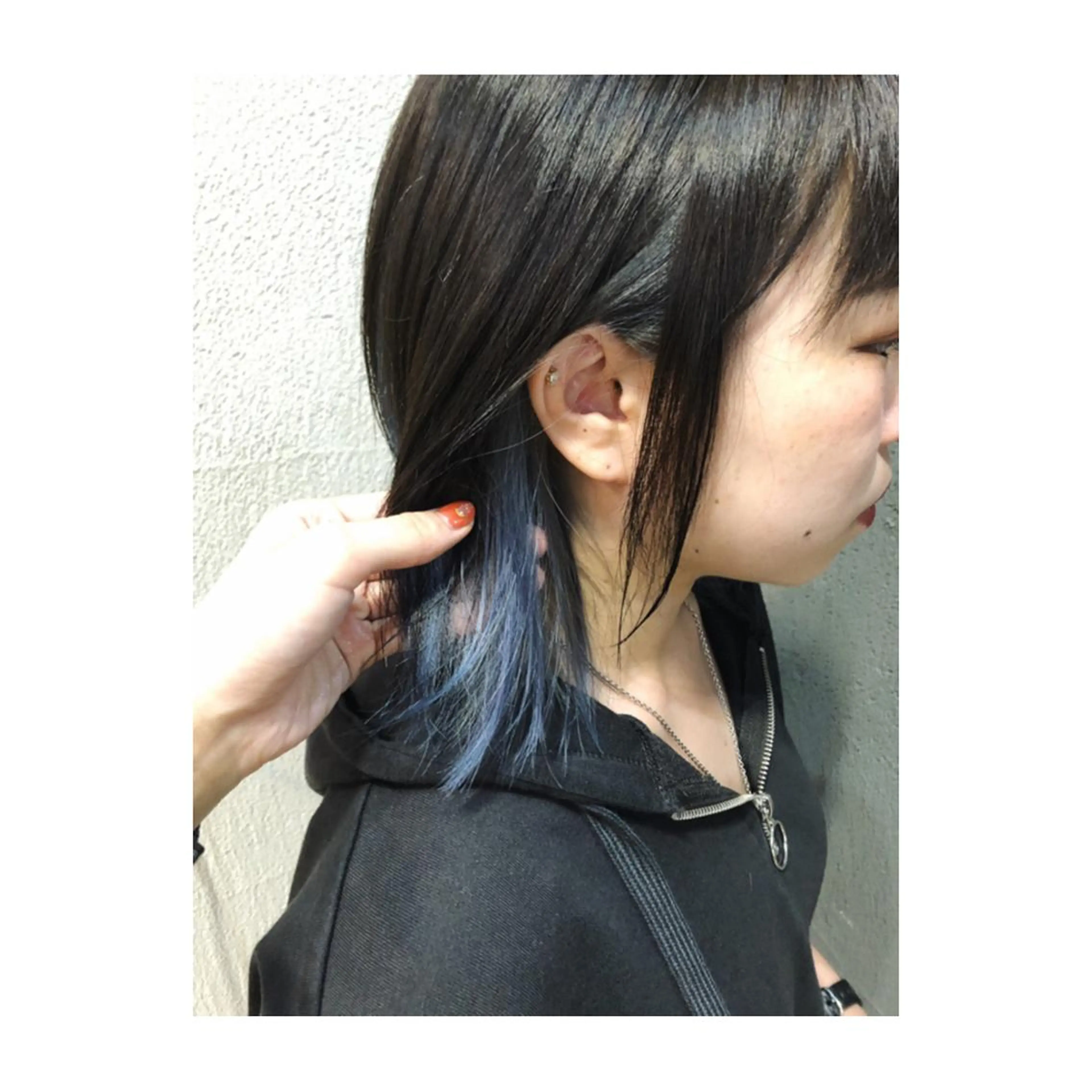 カラー ブルーカラー 後藤 陽花子のヘアスタイル