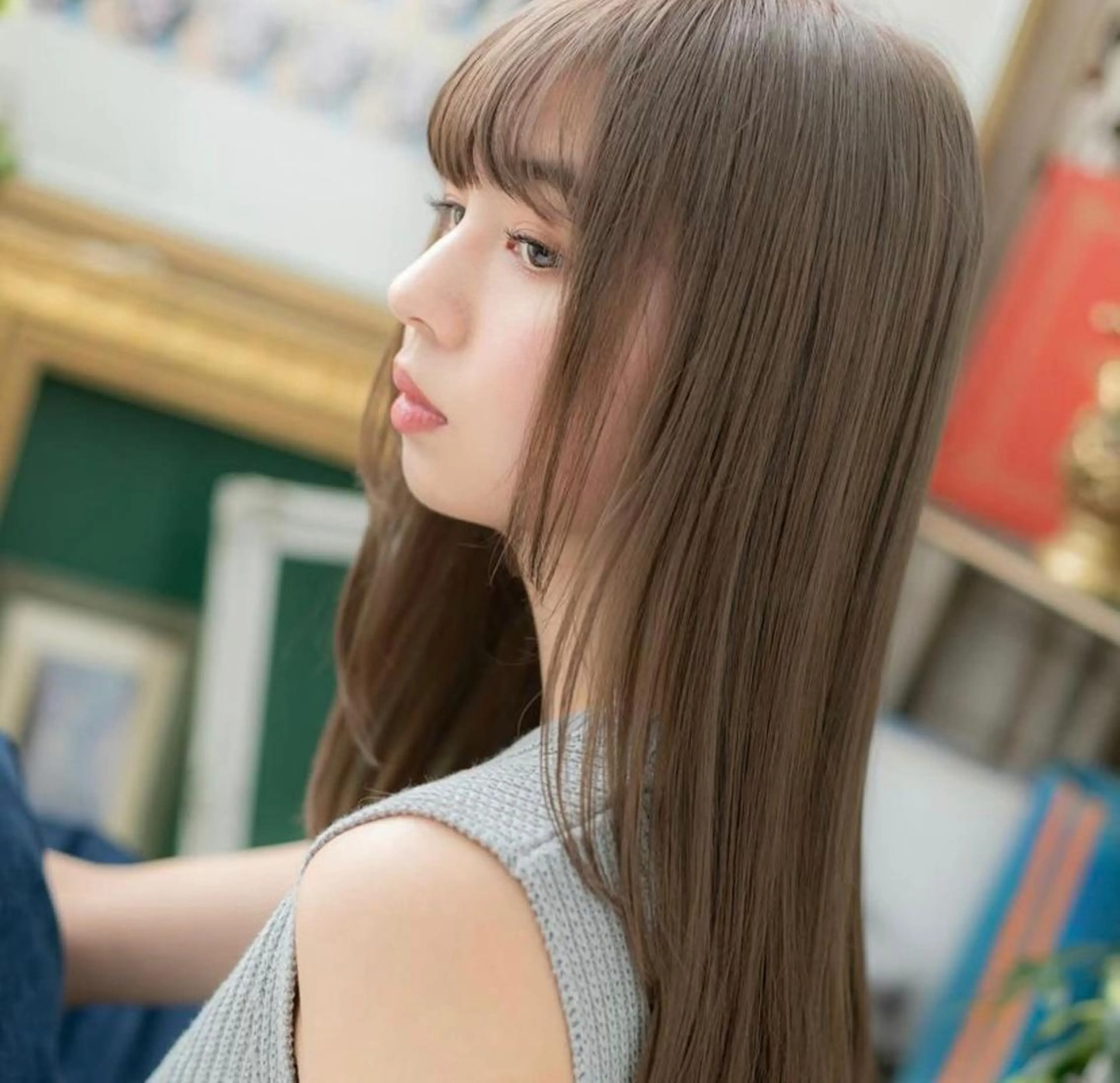 ロング カラー ✨くびれスタイル✨️ 戸嶋穂乃香のヘアスタイル