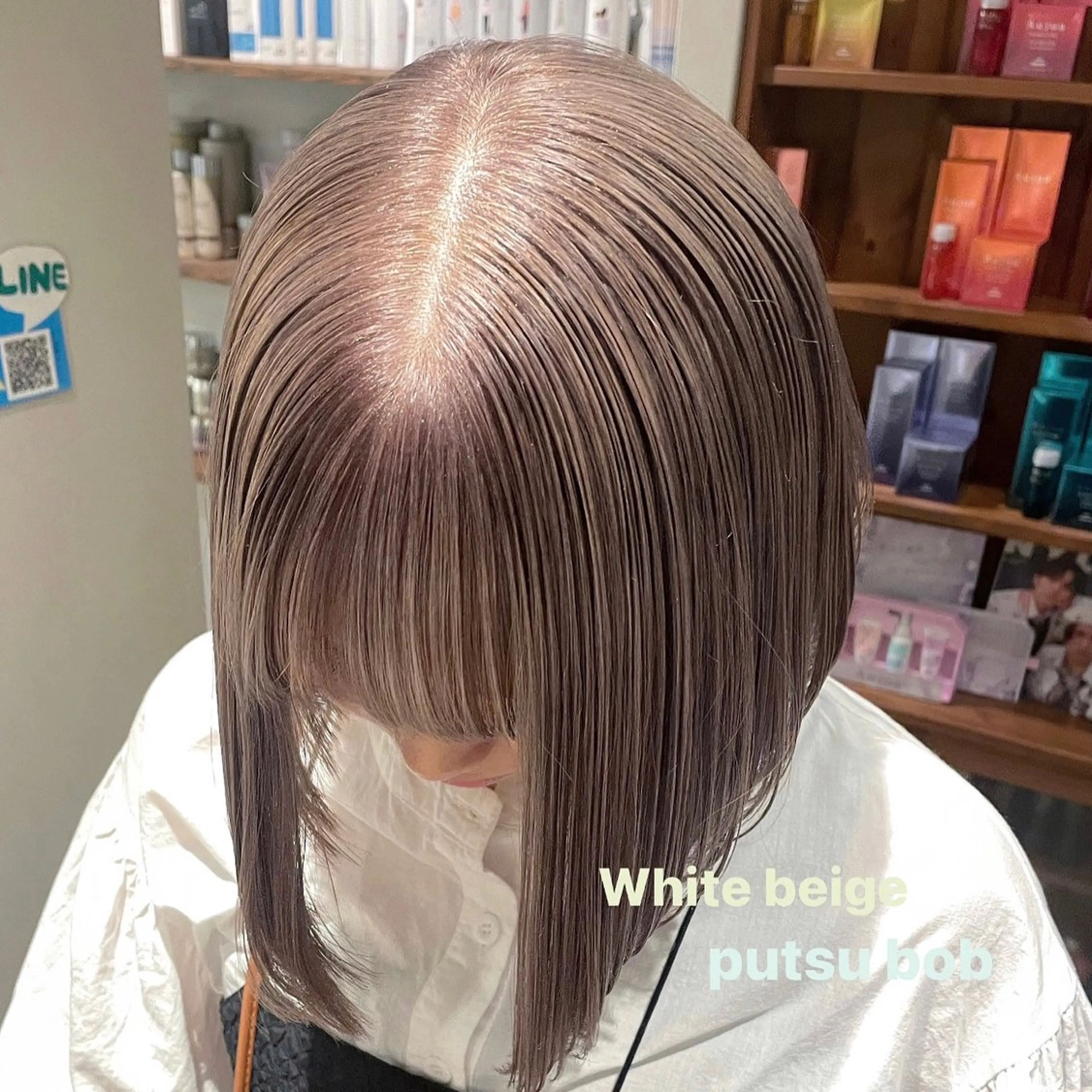 ミディアム ヘアカラー ミルクティー/ SACHIKAのヘアスタイル