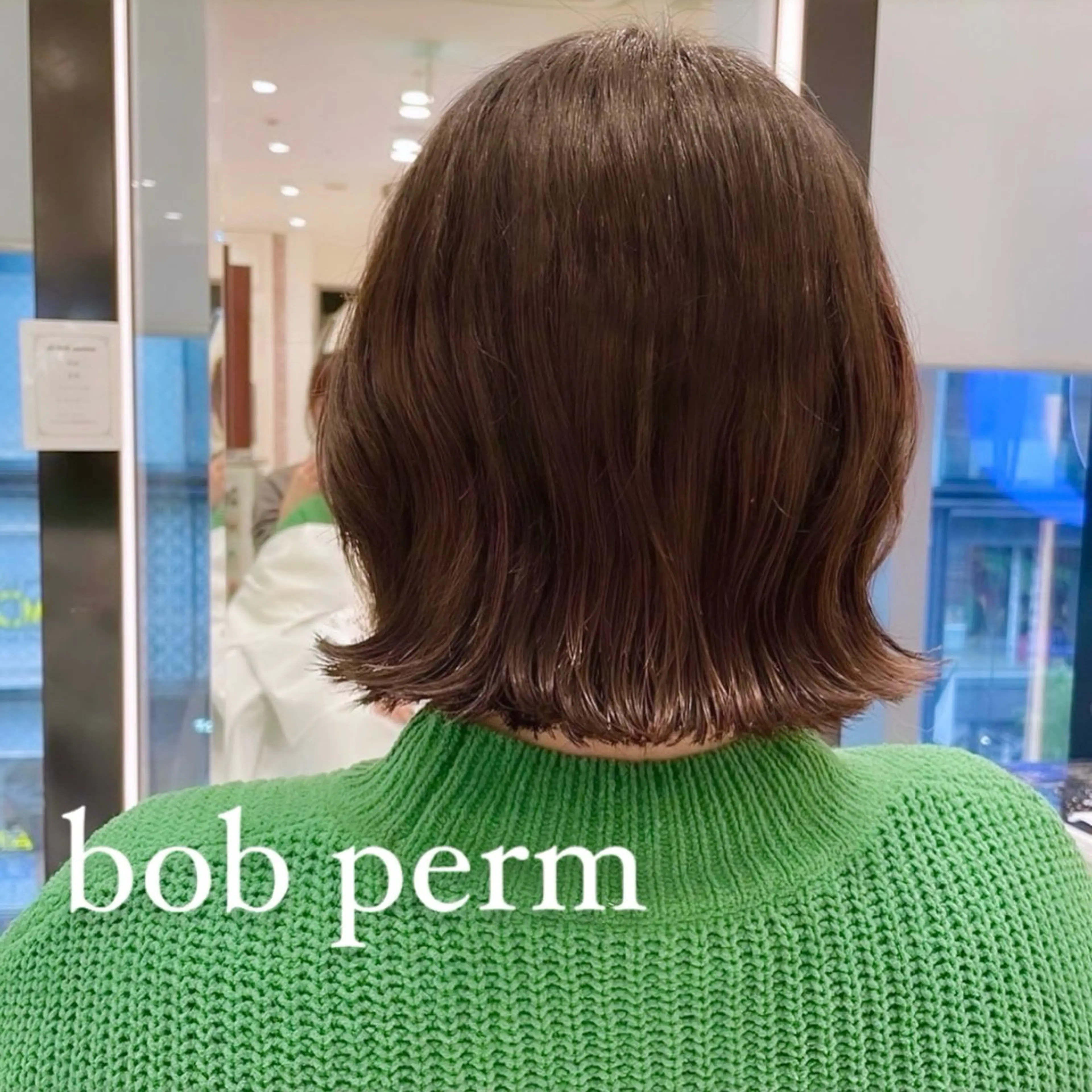 ショート パーマ ボブ くびれヘア カット パーマ トリートメント ボブパーマ ♡ヨシカワハナコのヘアスタイル