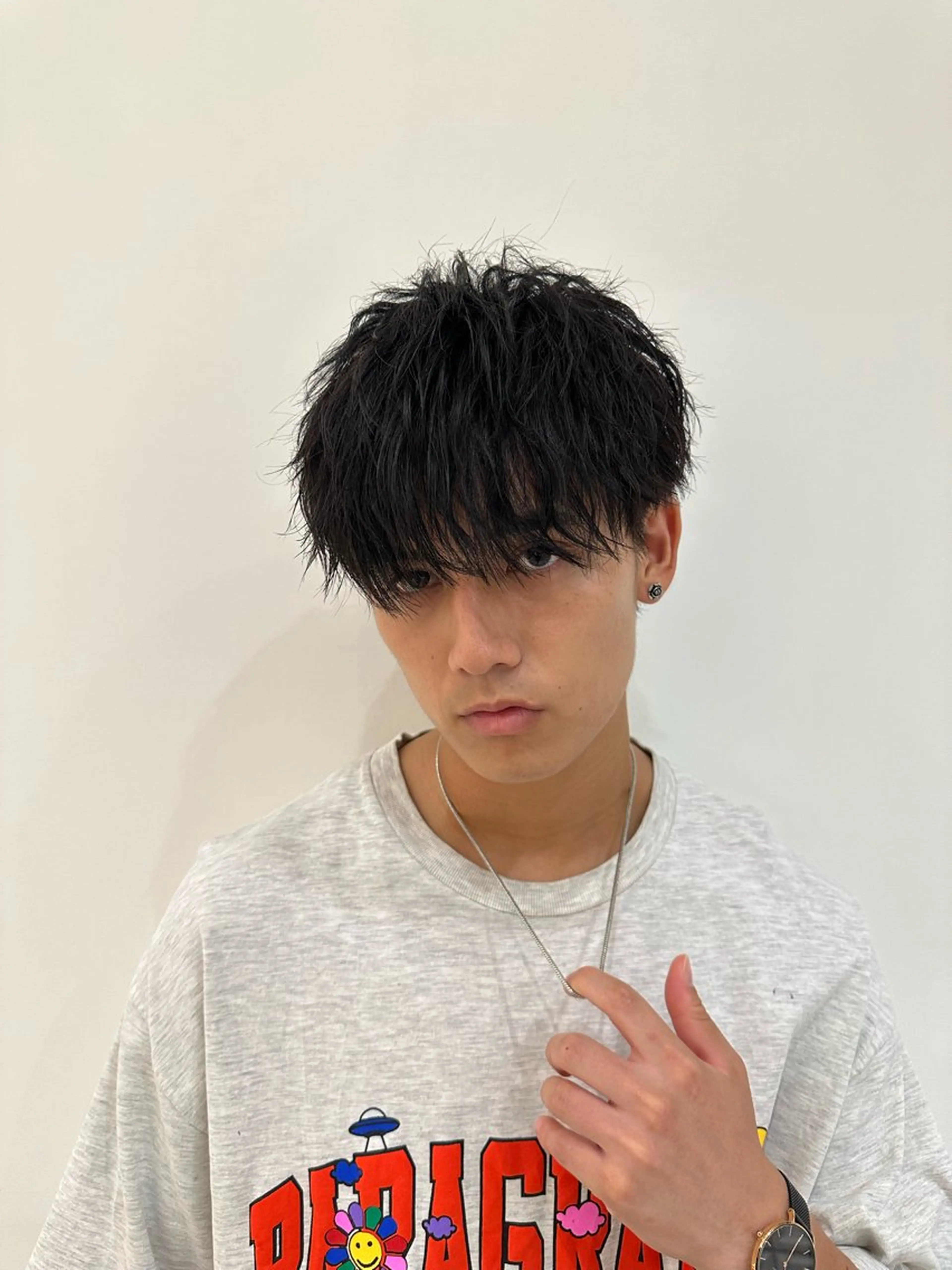 🌿‬清潔感重視🌿‬ナチュラルパーマ＋好印象カット【メンズ限定カット＋パーマ】の写真