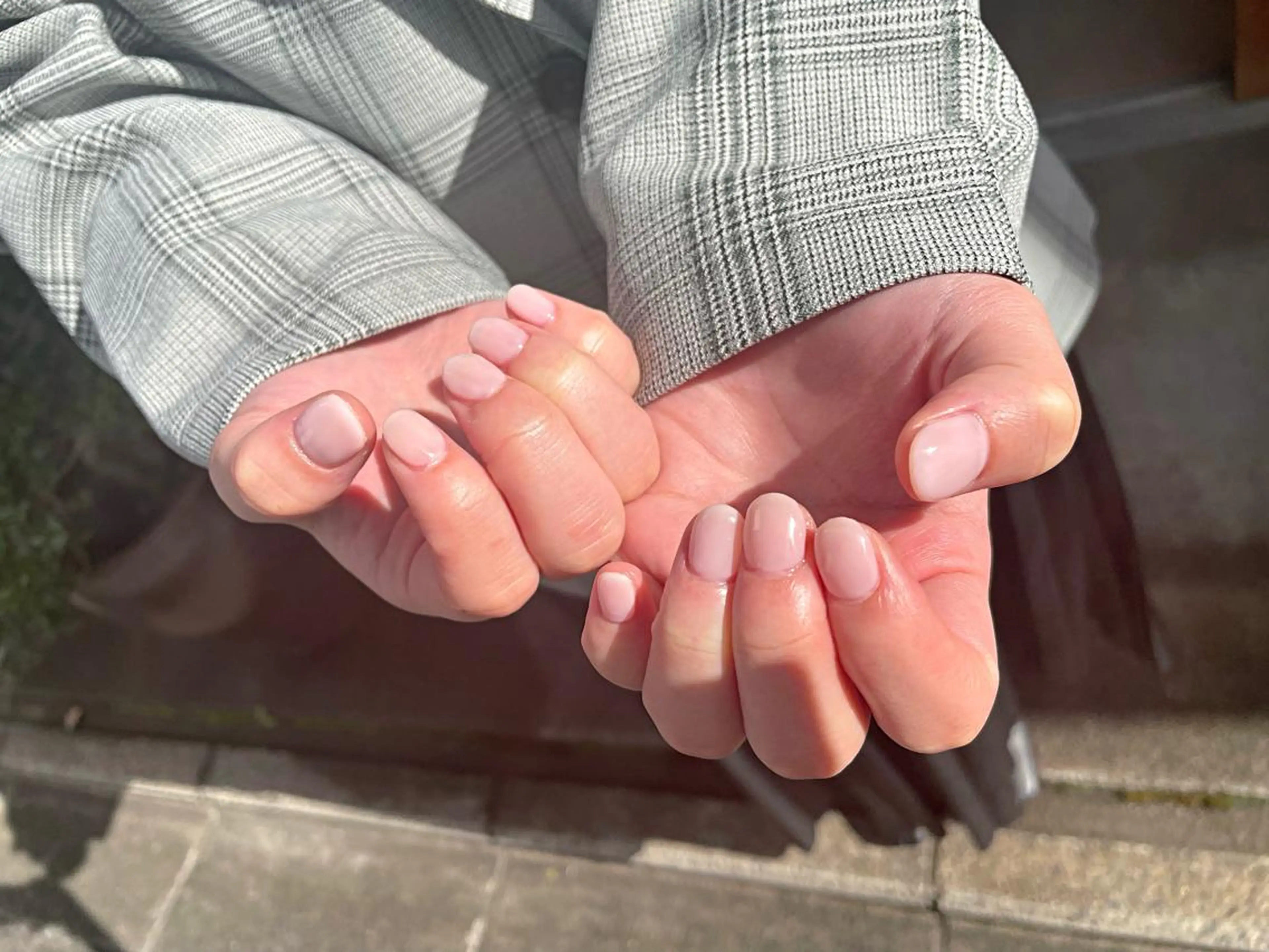 ネイル ピンク ピンクベージュ ARCHE-OSAKA 心斎橋店所属・ARCHE 心斎橋 常塚のヘアスタイル