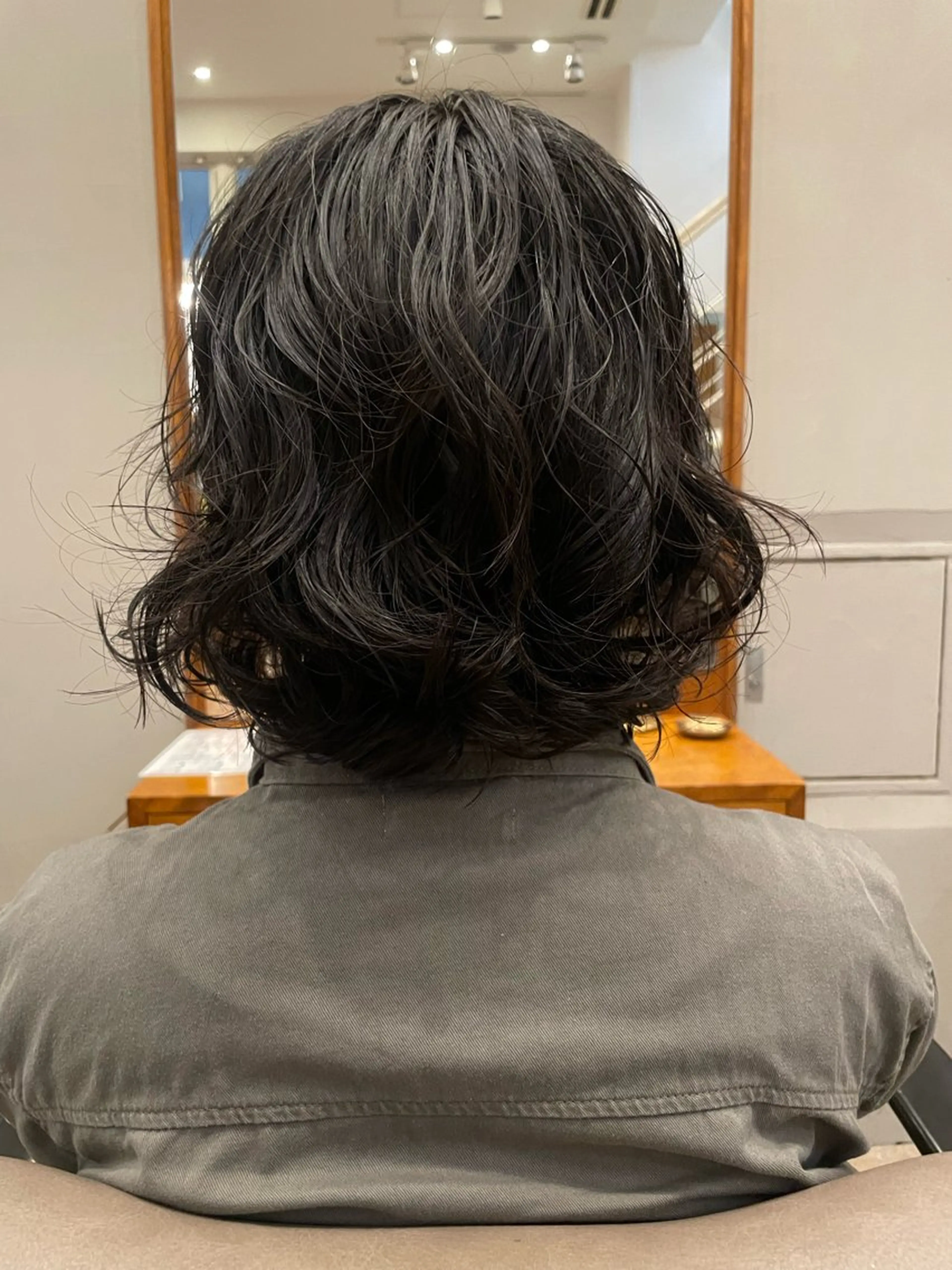 ミディアム カット パーマ トリートメント 🍁ロングパーマ.ニ ュアンス🍁陸来のヘアスタイル