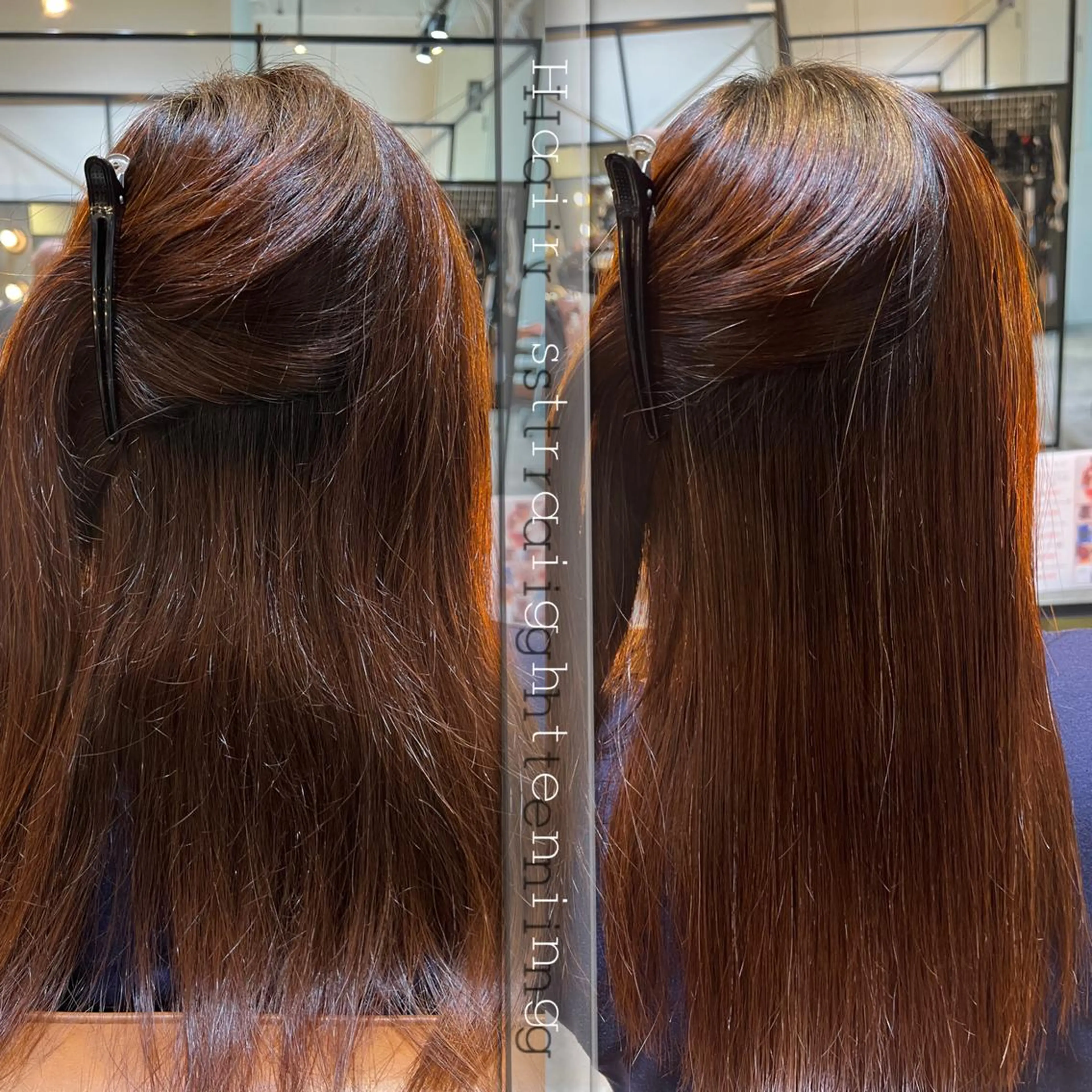 ロング カット 縮毛矯正 トリートメント 髪質改善ストレート Kantaのヘアスタイル