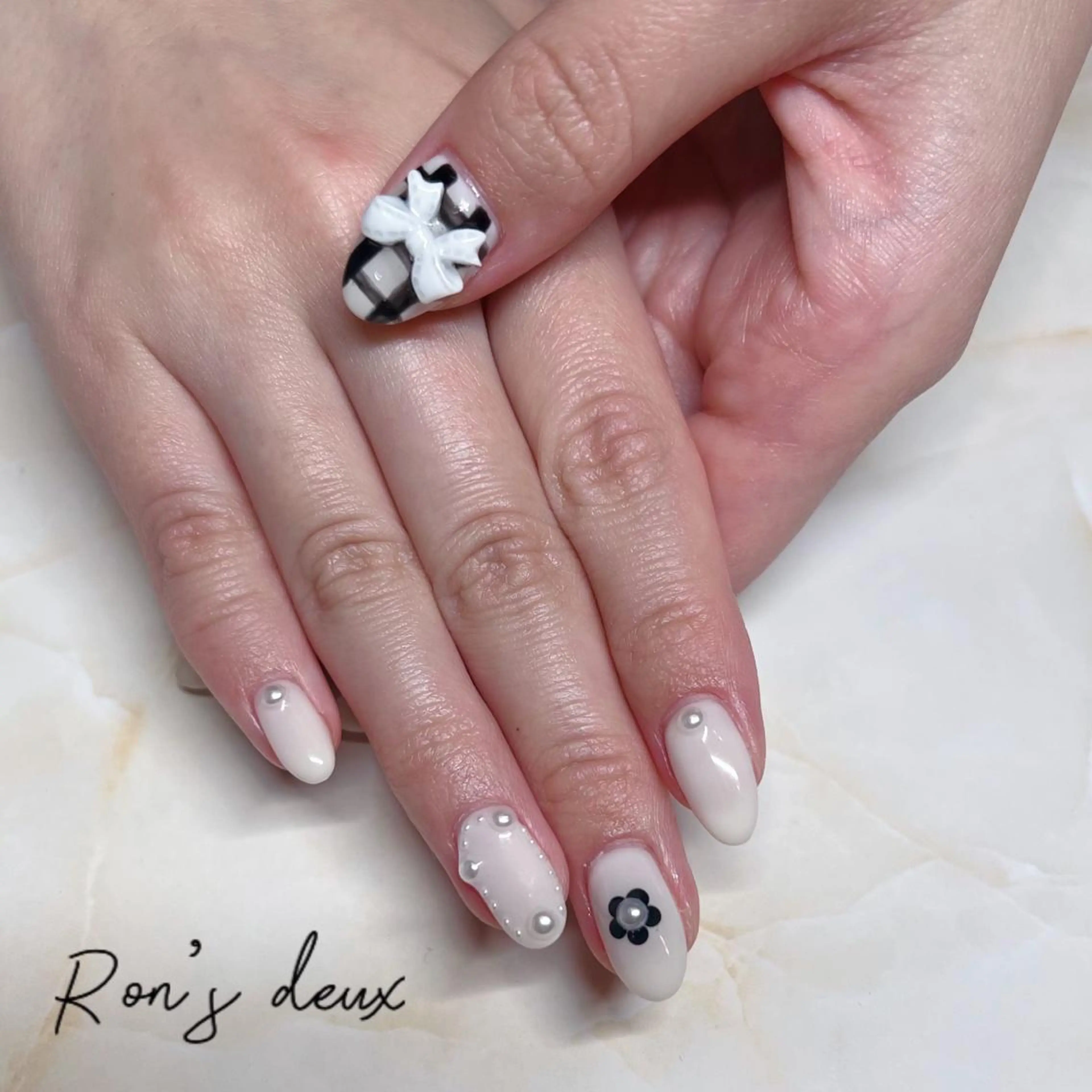 ネイル Ron's nail 笹岡のネイルデザイン