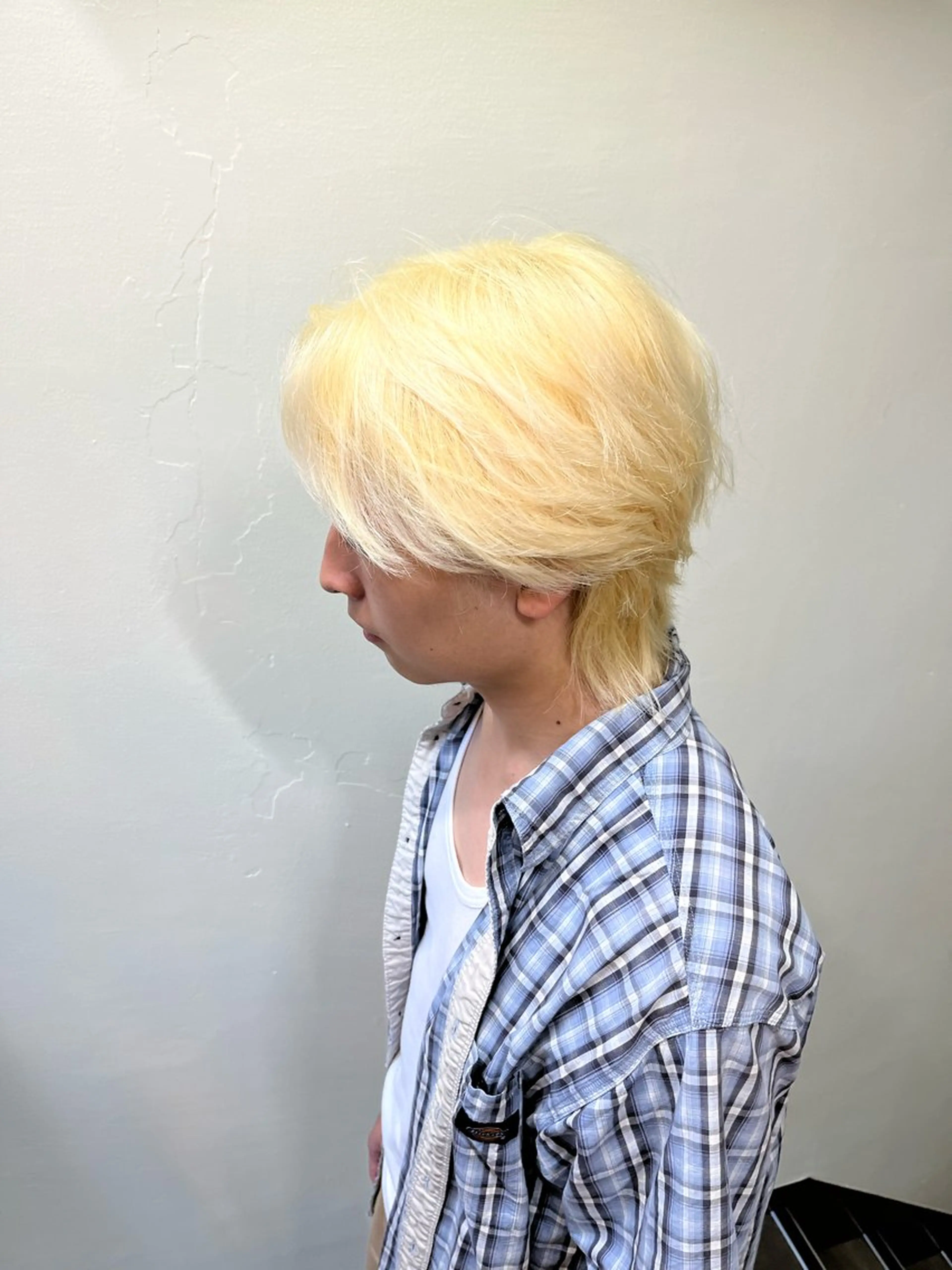 メンズカット×ダブルカラーの写真