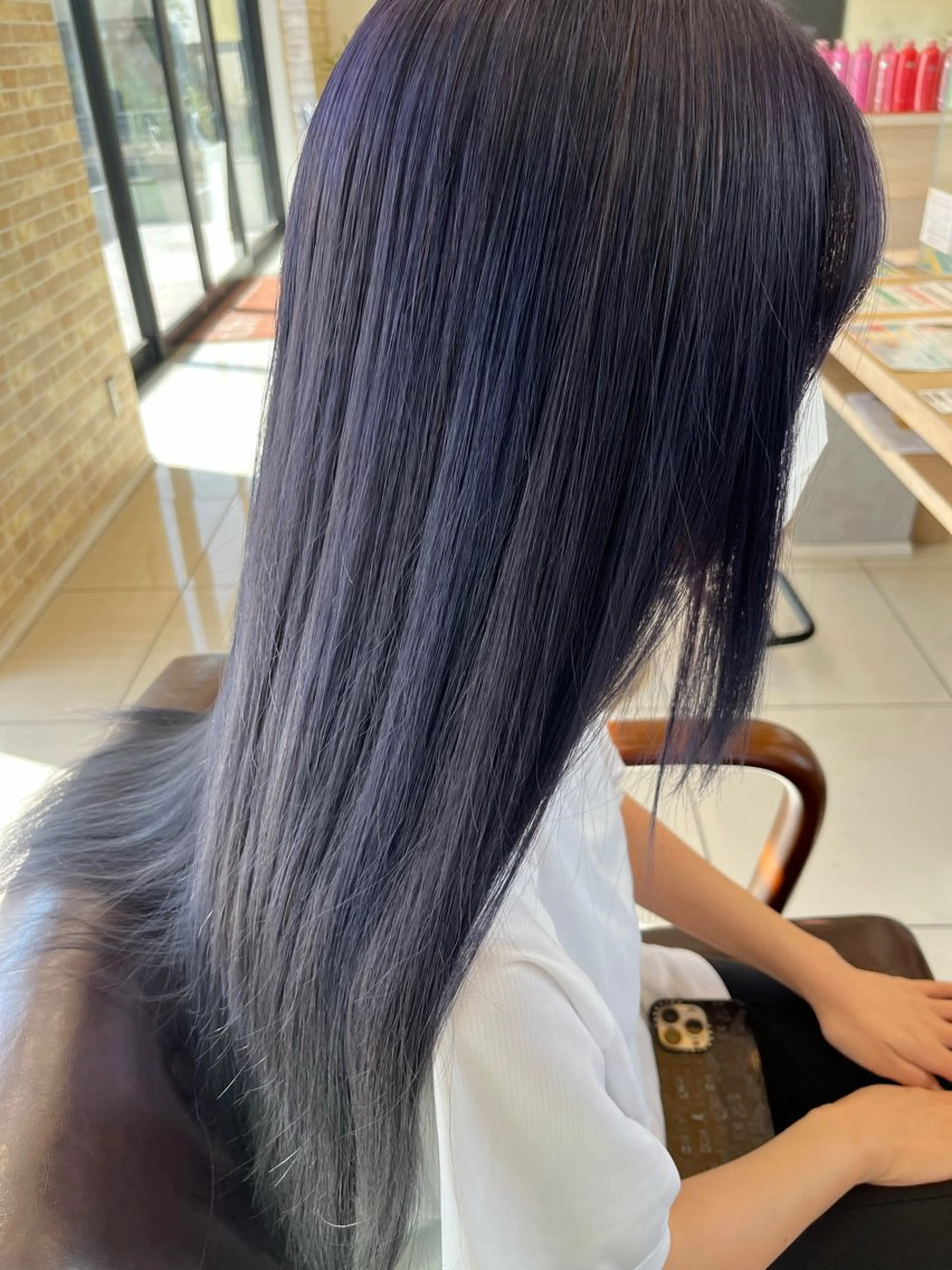 カラー ヘアカラー トリートメント 温水 愛華のヘアスタイル