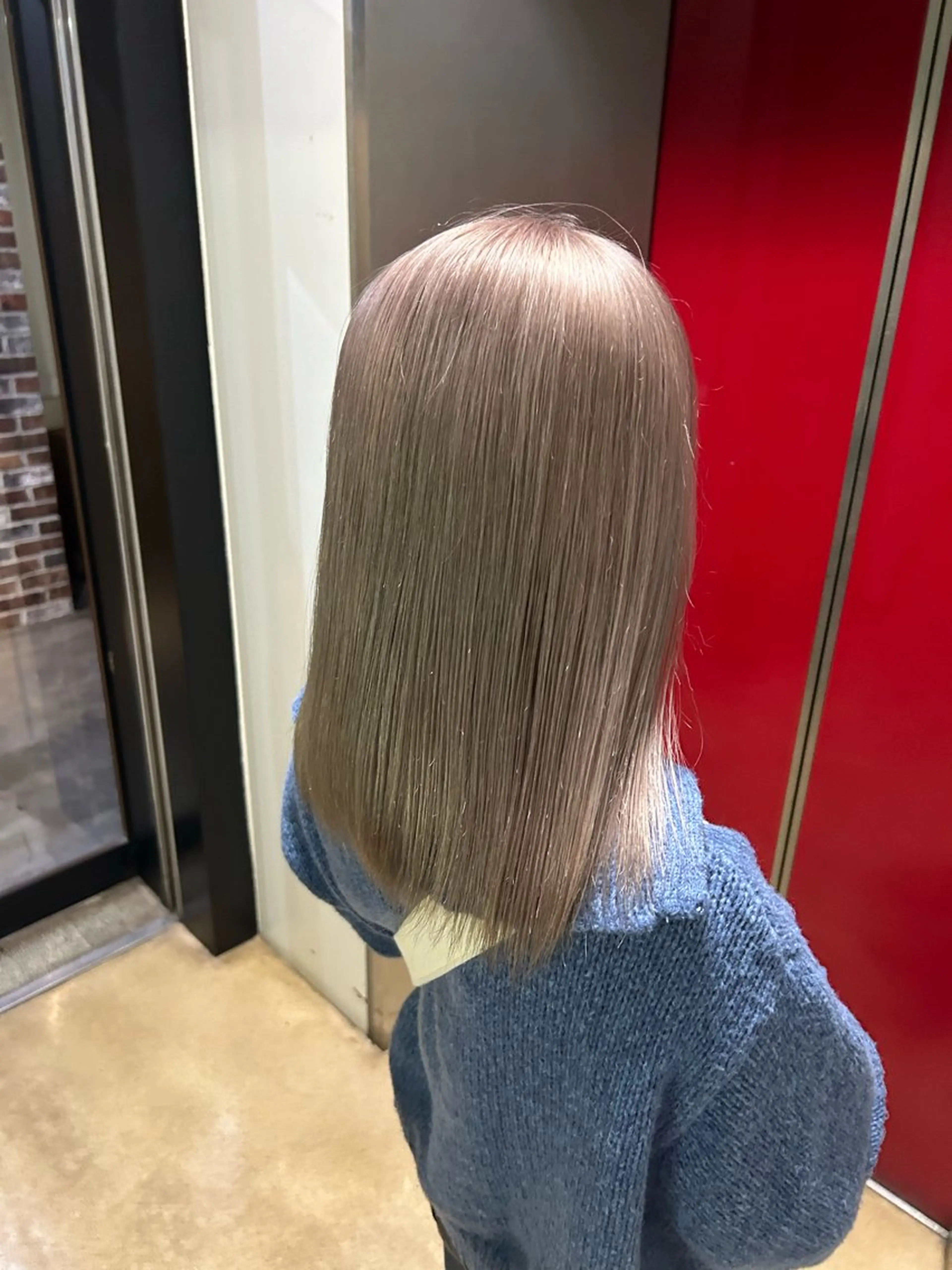 セミロング 野尻 拓海のヘアスタイル