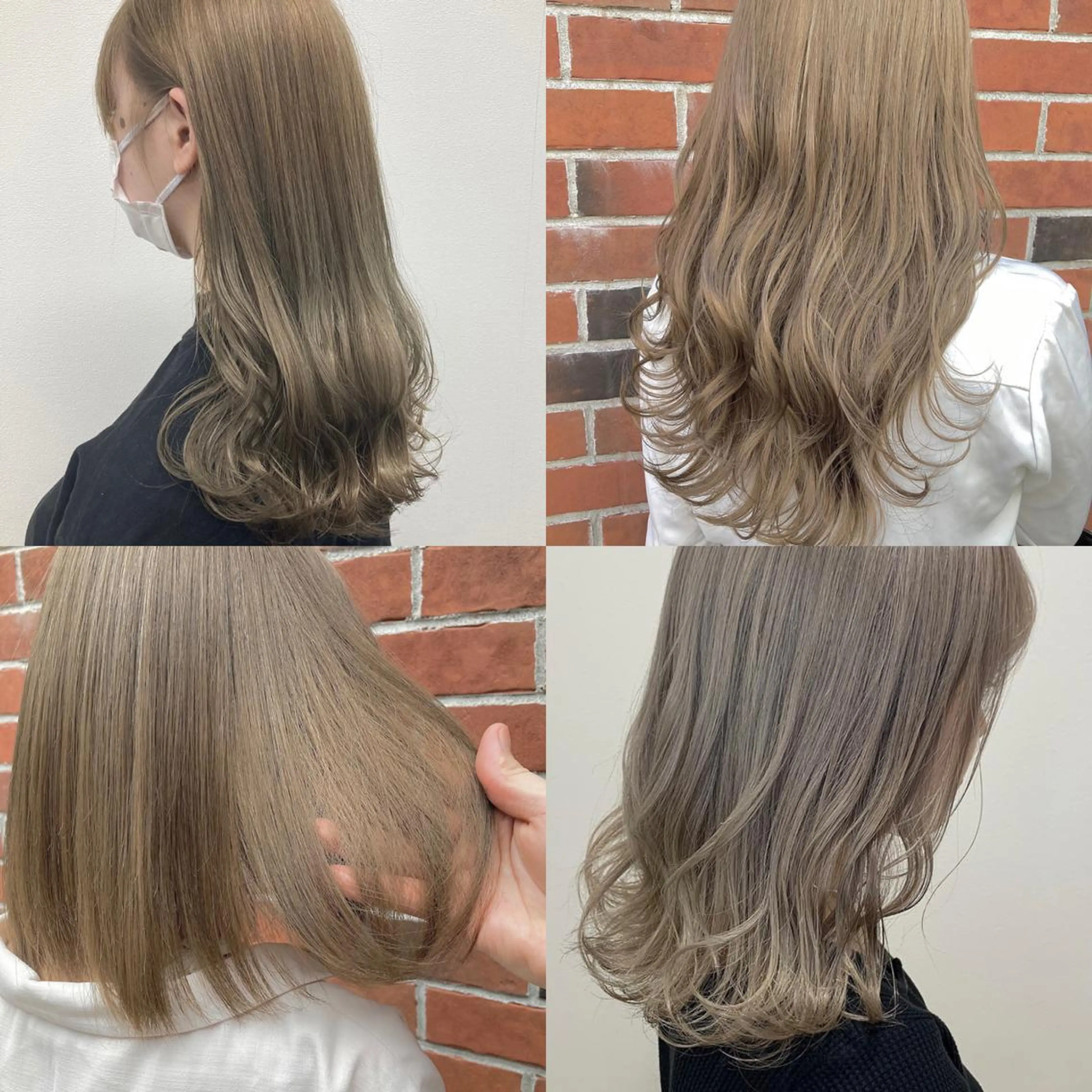 ロング カラー ヘアアレンジ ヘアカラー トリートメント maoブリーチ無し 似合わせカラーのヘアスタイル