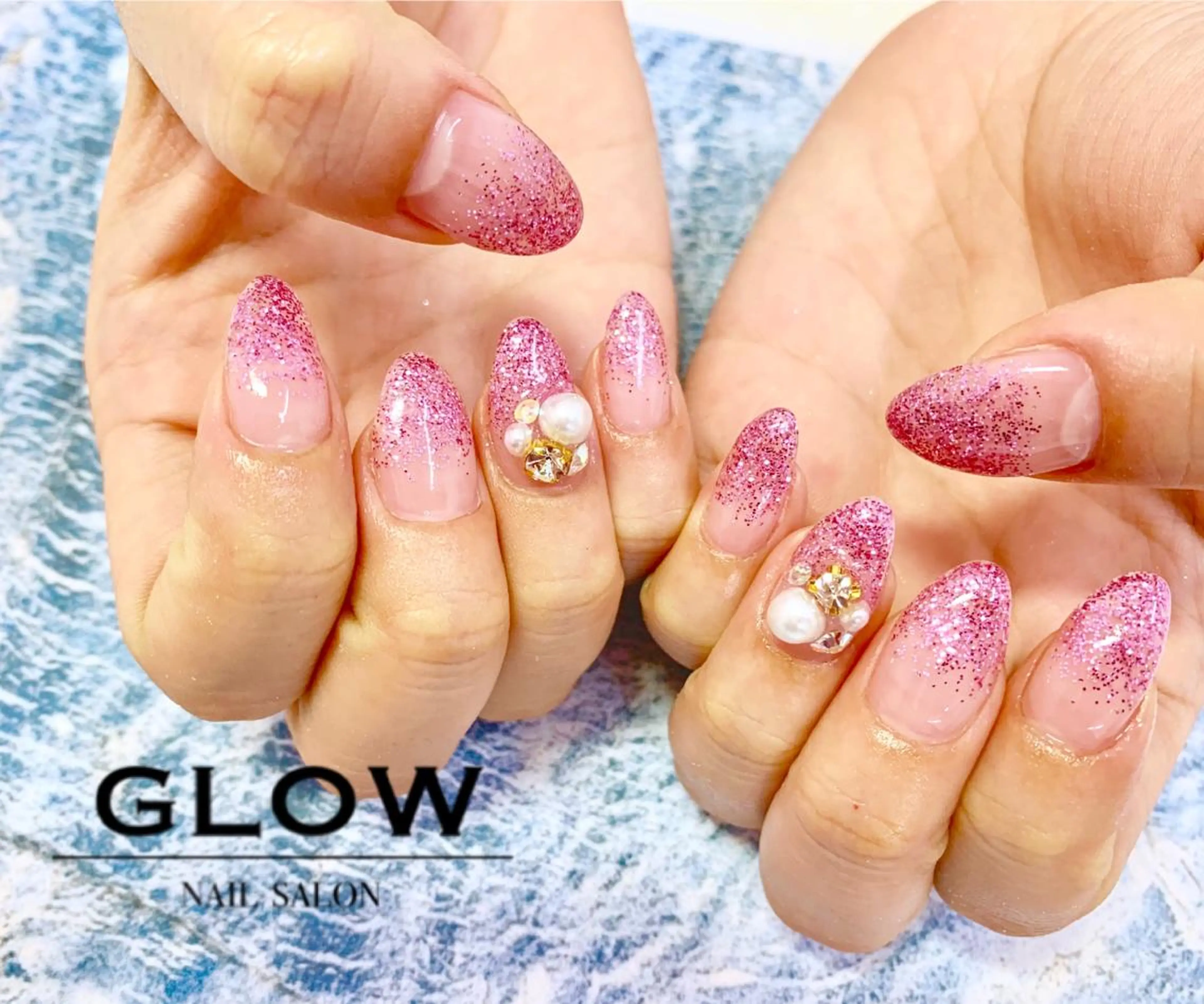 ロング ネイル NAIL SALON GLOWのネイルデザイン