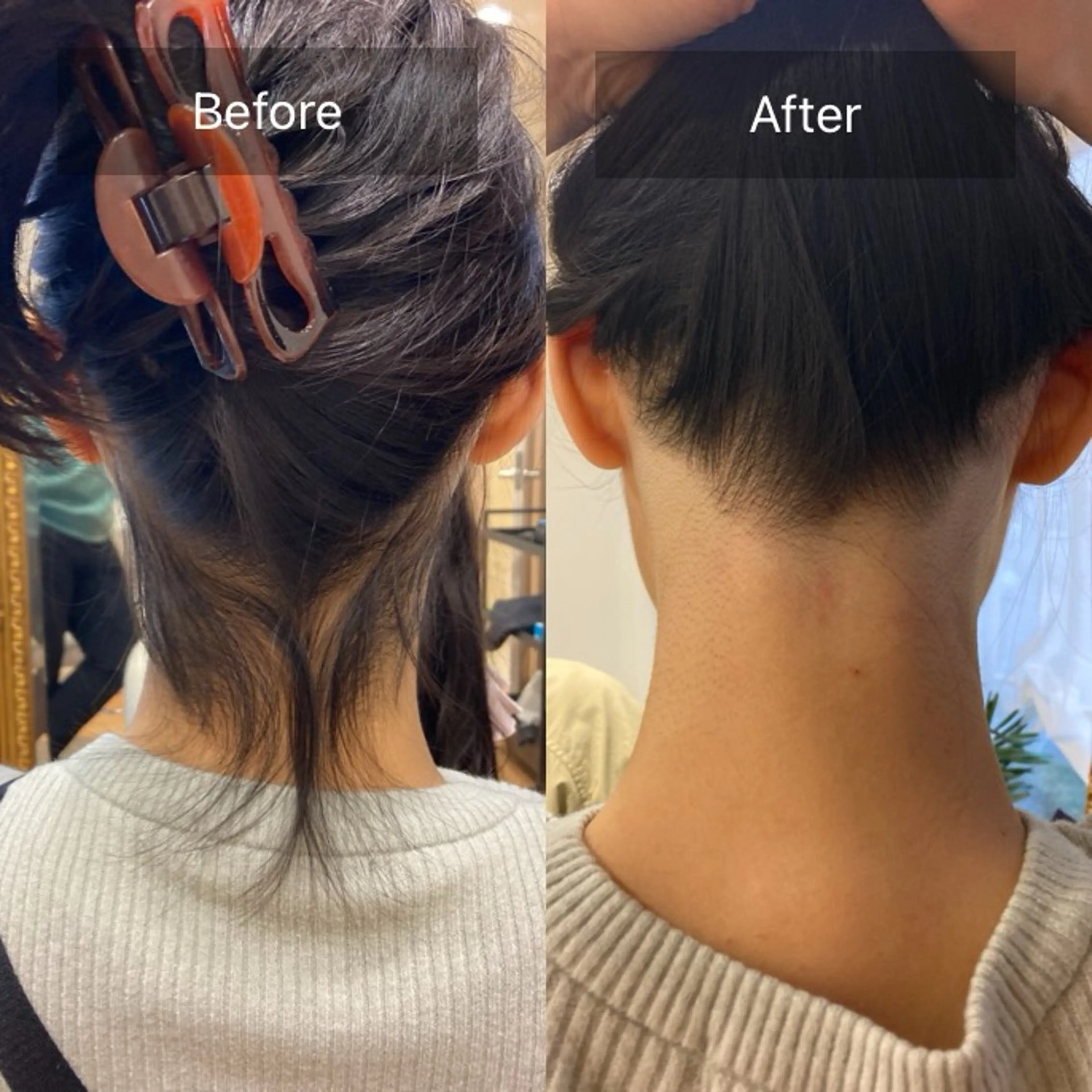 🌿平日限定価格🌿事前予約2日前🌿襟足デザイン脱毛モニターの写真