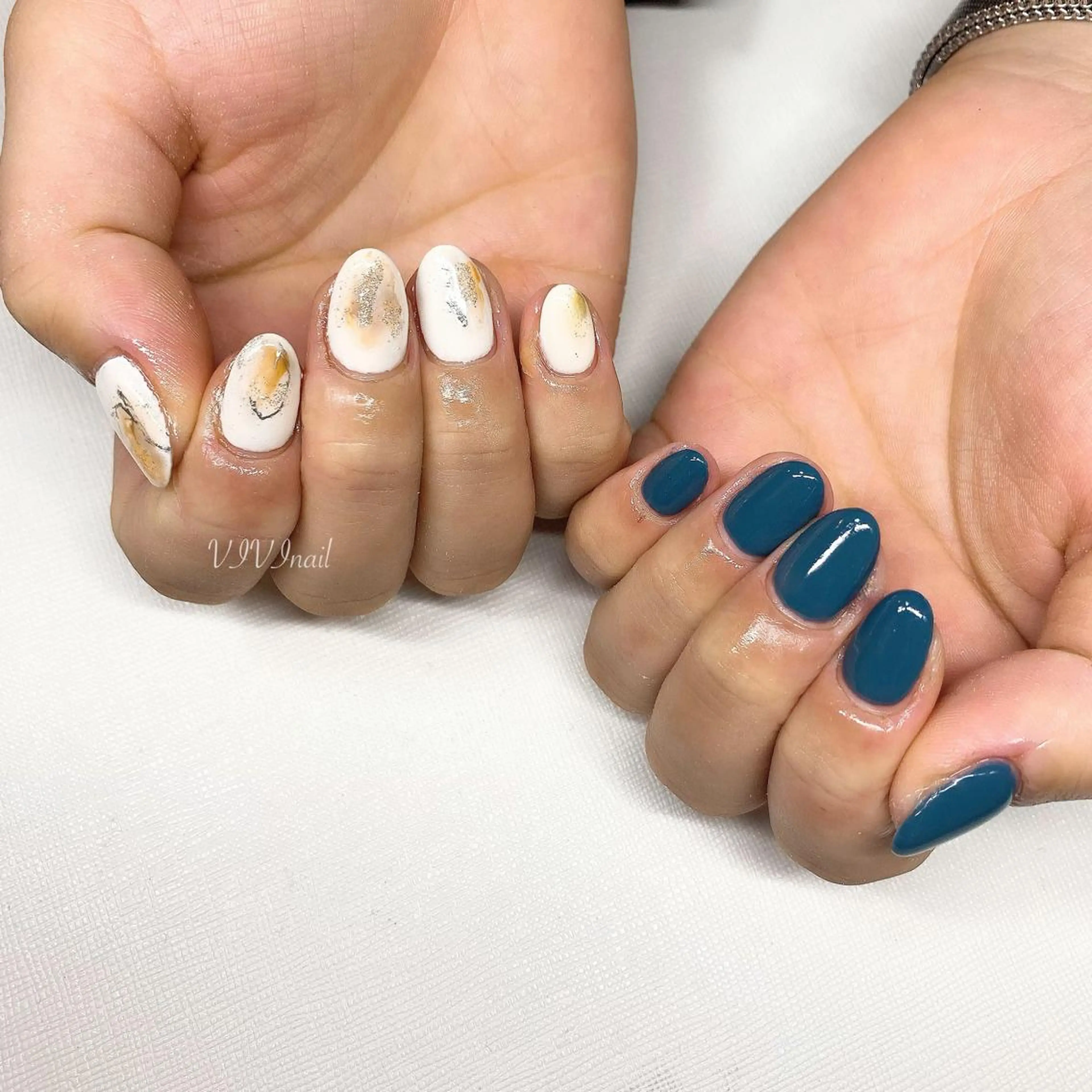 ネイル ニュアンスネイル ハンドネイル vivi nailのネイルデザイン