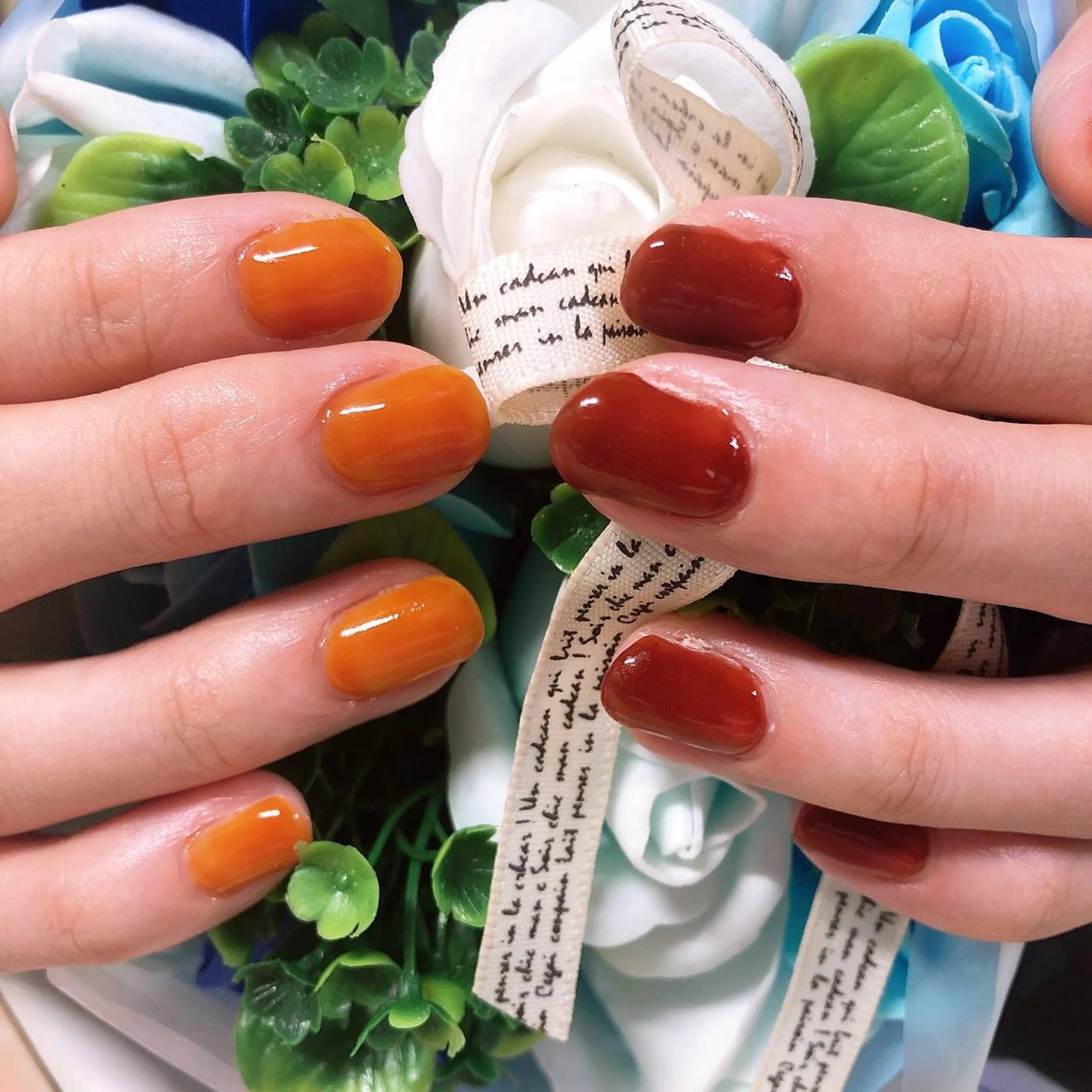 ネイル ワンカラーネイル 奥園 良恵のネイルデザイン