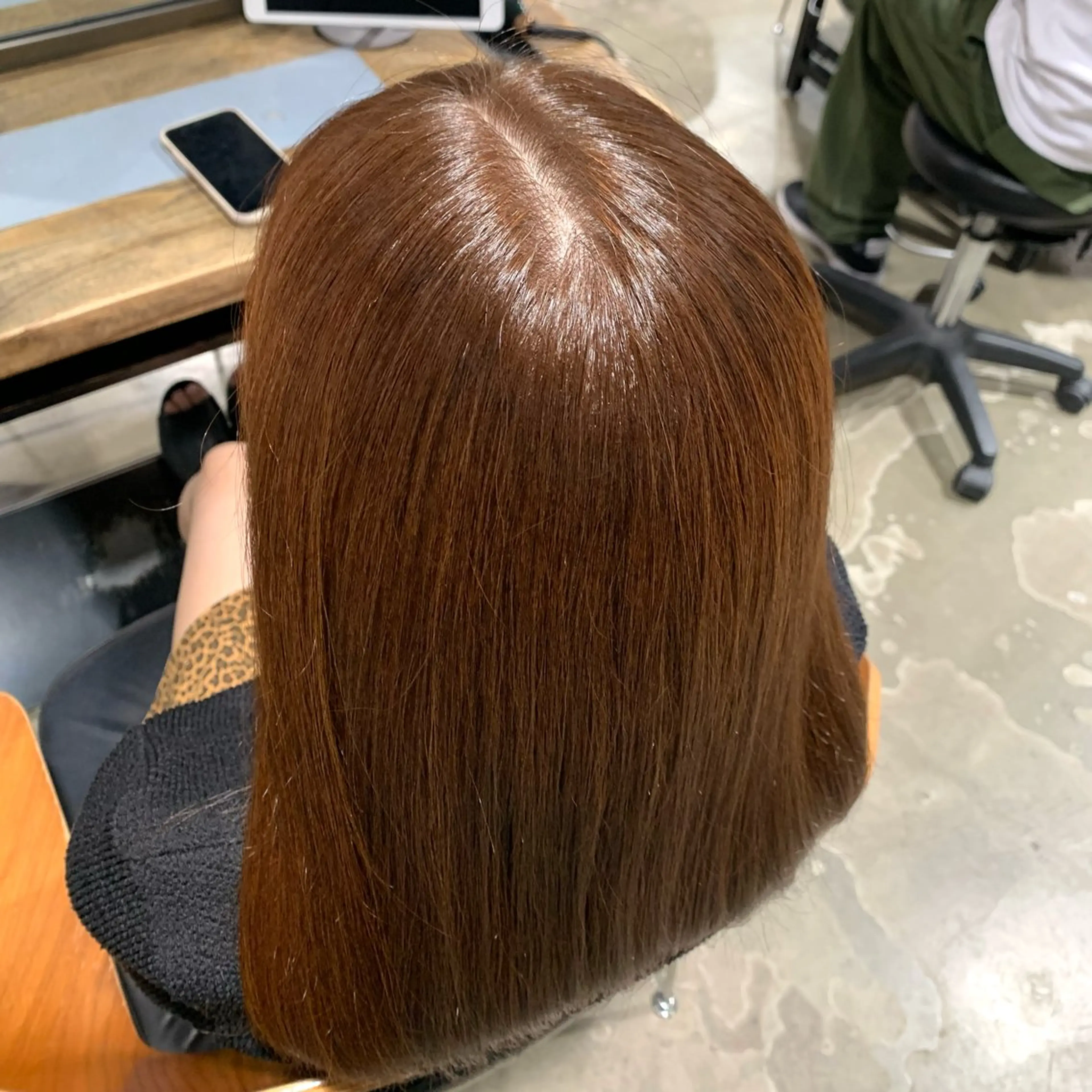 ミディアム カラー 愛莉/ラベンダー/ ベージュ/ブラウンのヘアスタイル